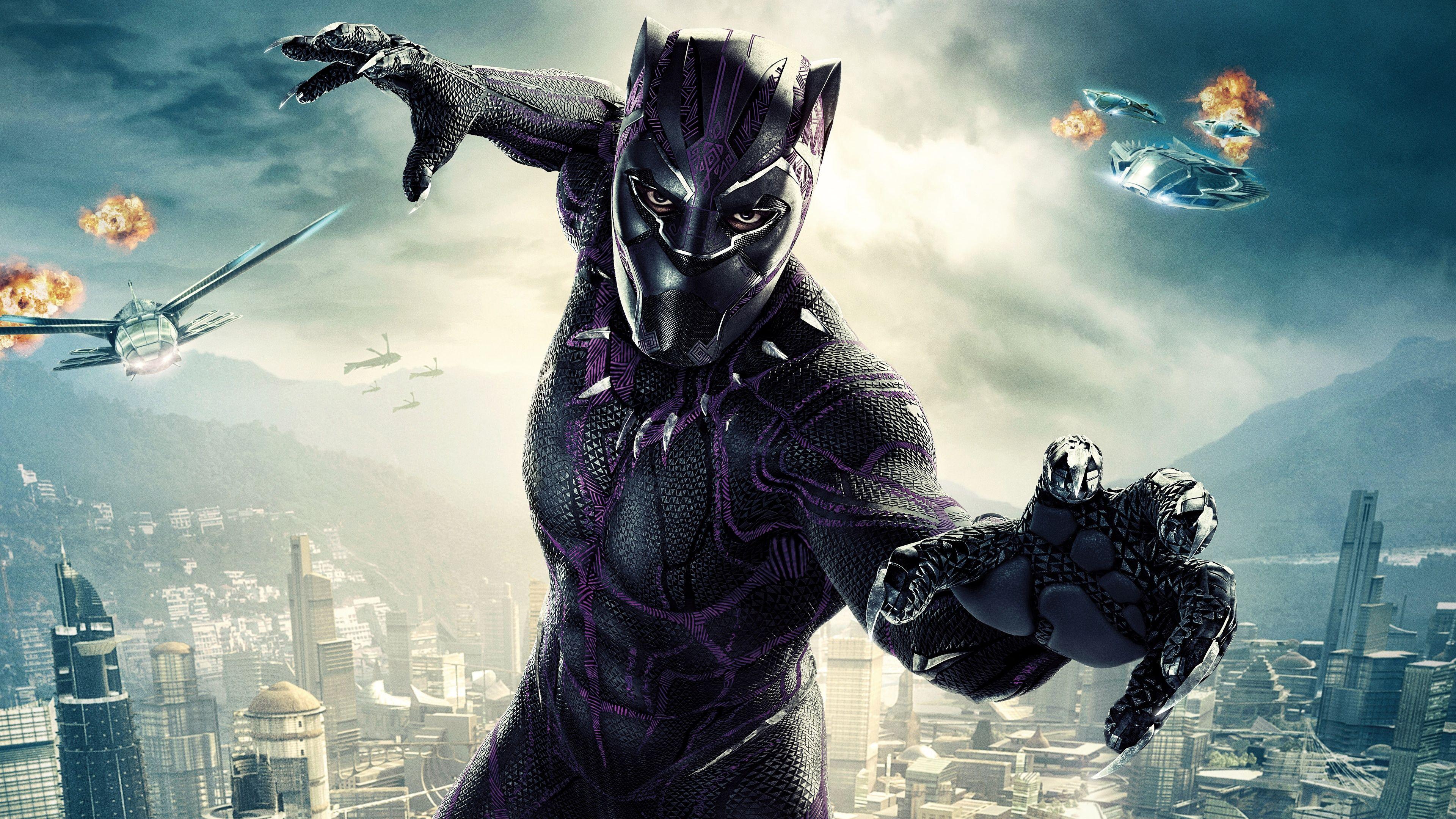 3840x2160 Black Panther Movie 2018 4K