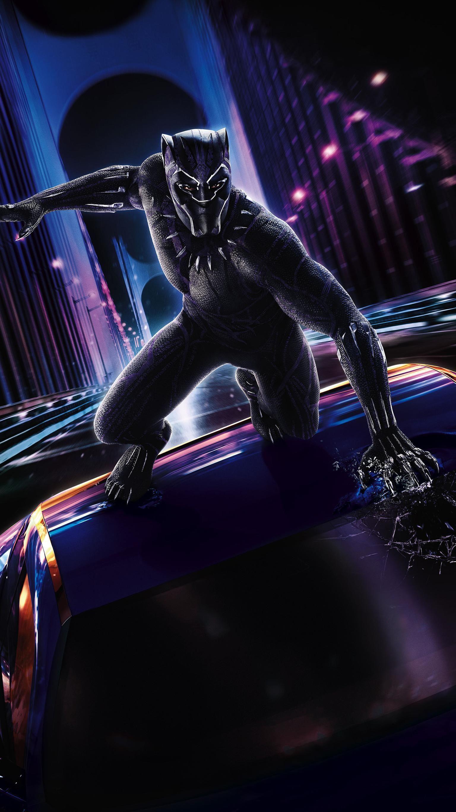 1536x2732 Black Panther (2018) Phone Wallpaper. Moviemania. Black panther marvel, Black panther, Black panther movie poster