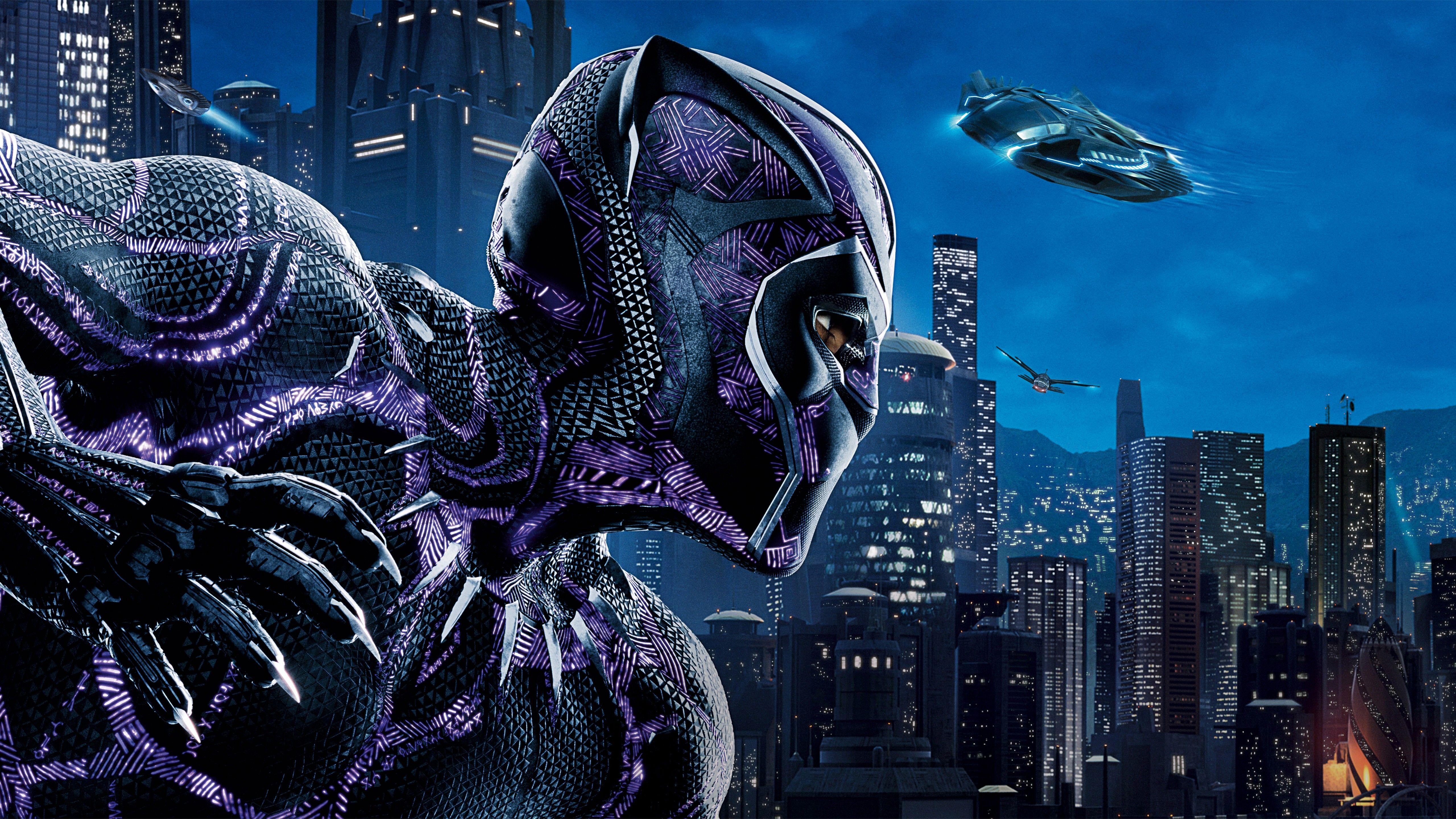 5120x2880 Black Panther 2018 Drama Fantasy Movie Chadwick Boseman Wallpaper Book
