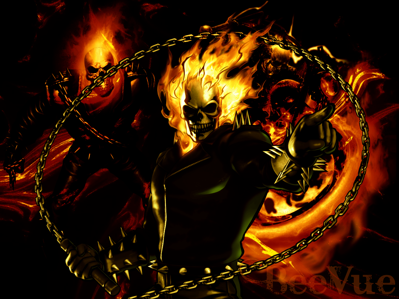 1333x1000 Download Ghost Rider Wallpaper