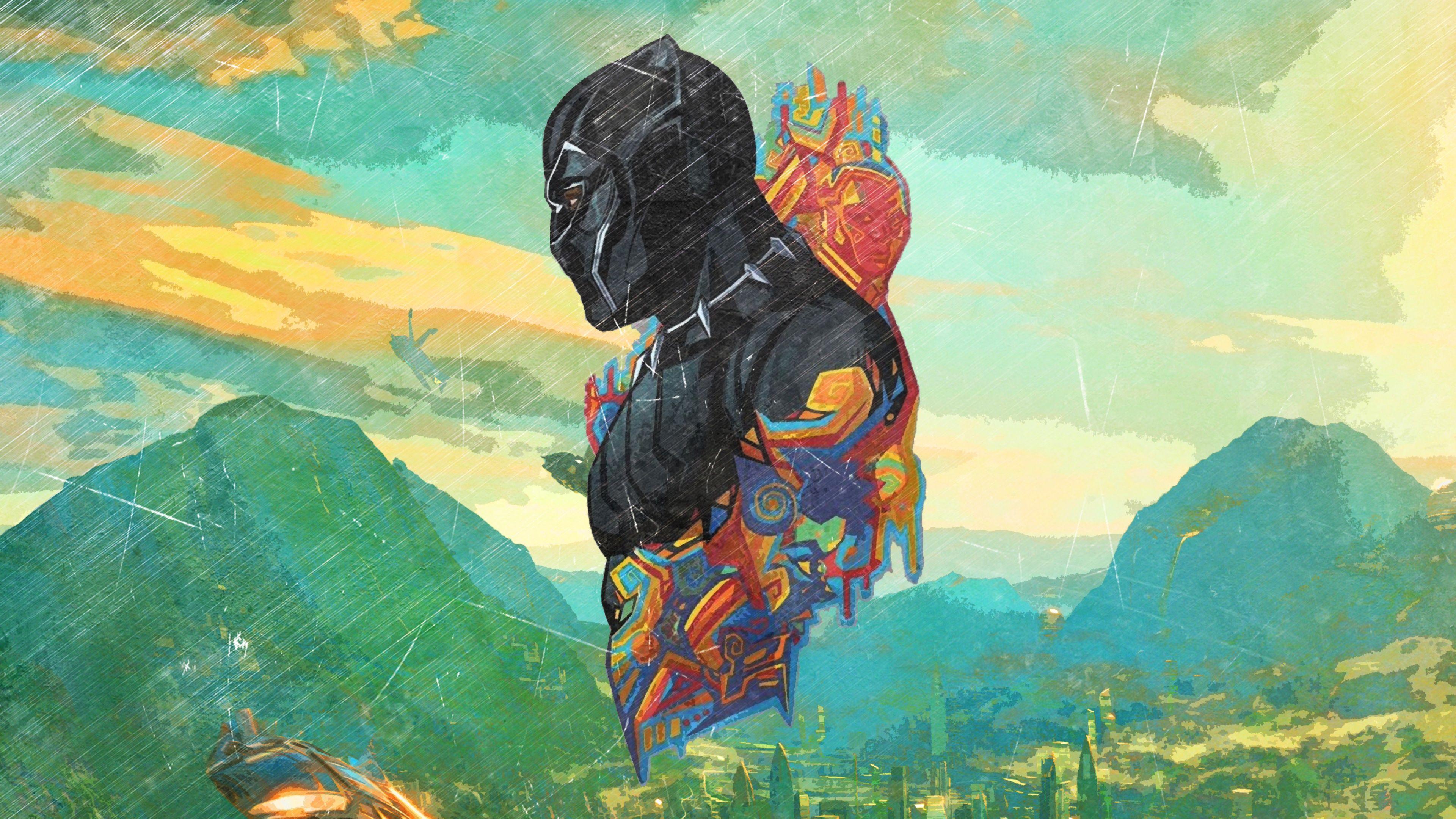 3840x2160 Black Panther Movie 2018 4K