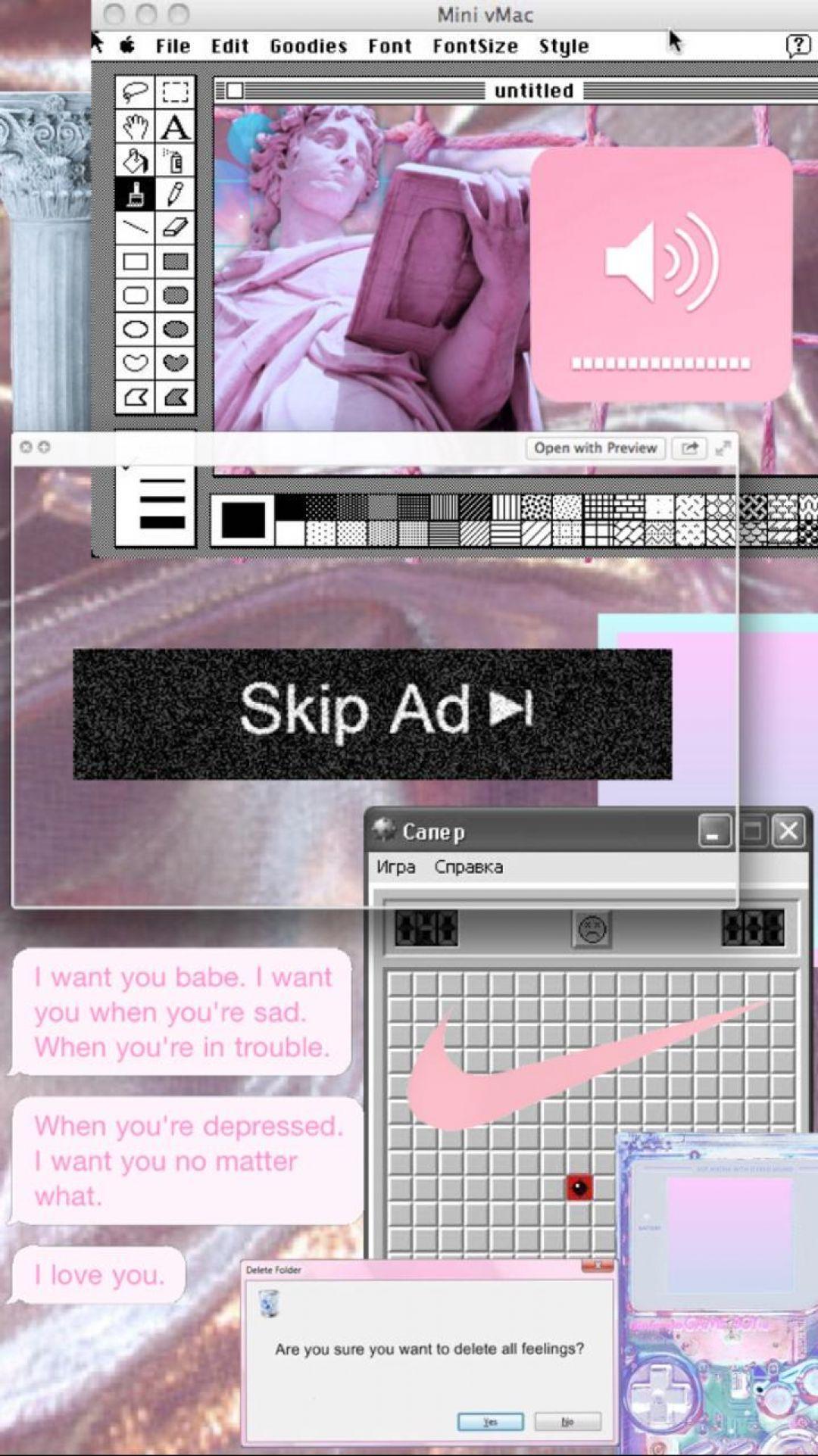 1080x1923 Aesthetic Vaporwave iPhone, iPhone, Desktop HD Background / Wallpaper (1080p, 4k) (1080x1923) (2020)