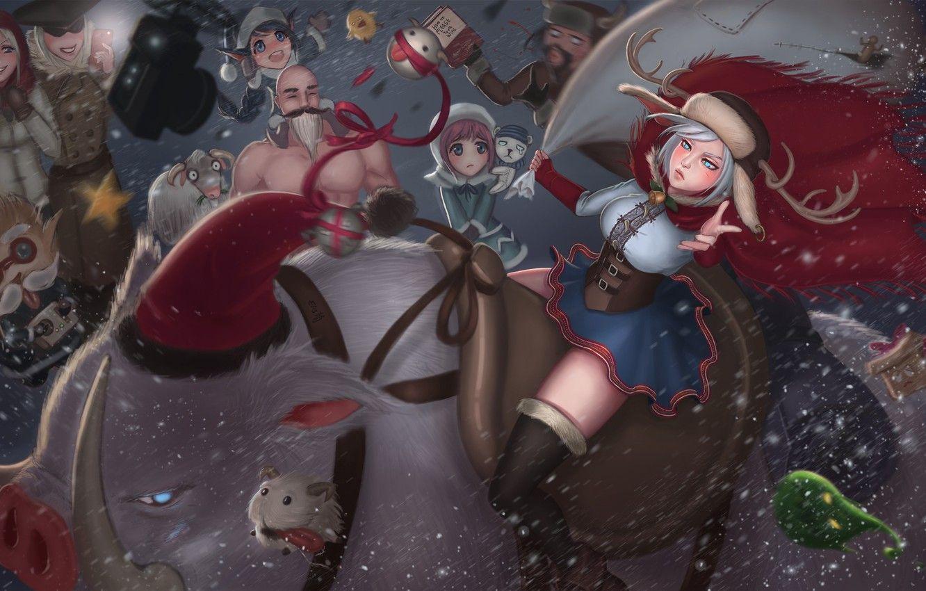 1332x850 Wallpaper lol, League of Legends, annie, ashe, lulu, braum, lissandra image for desktop, section игры