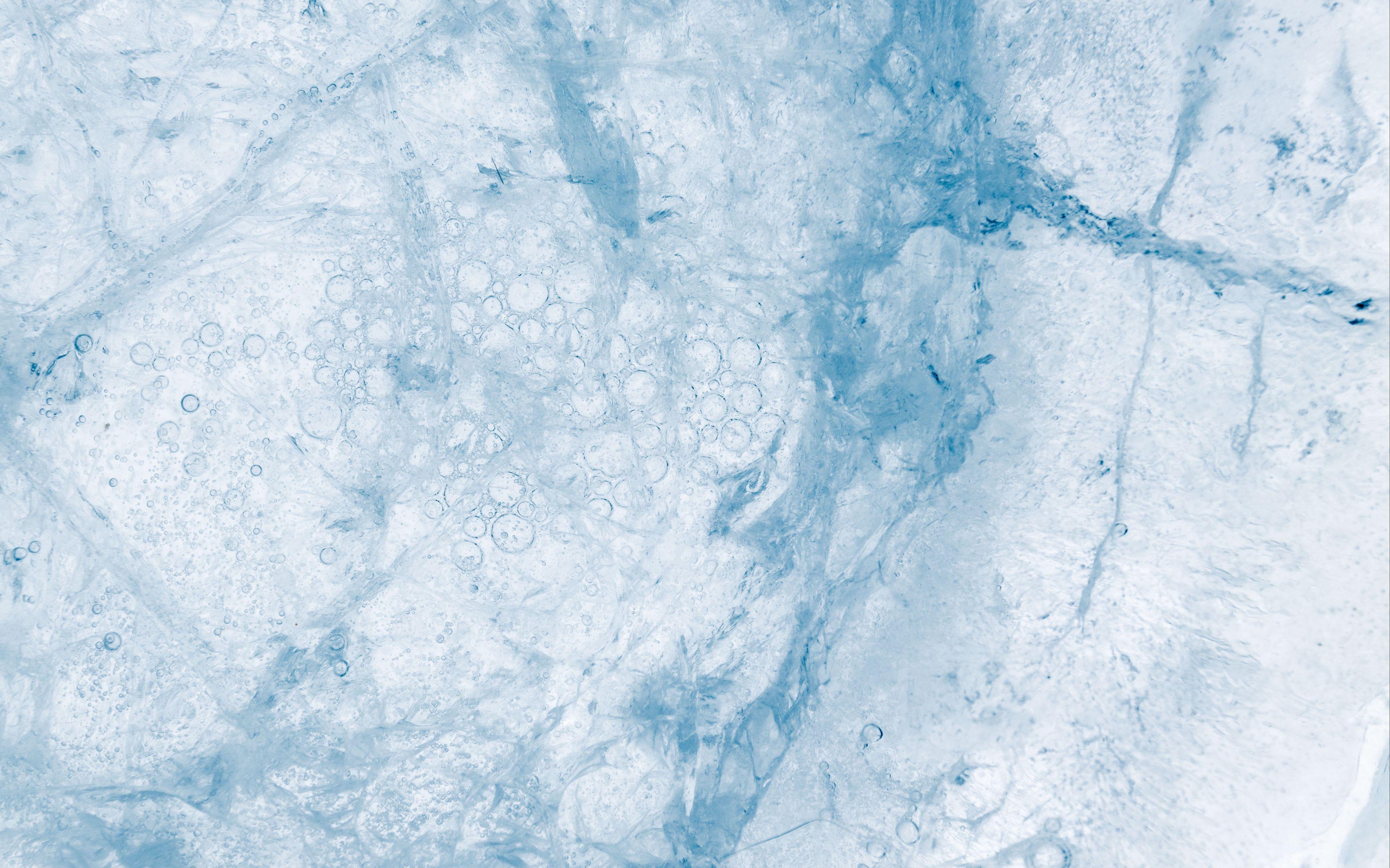 3840x2400 Download wallpaper 3840x2400 ice, macro, texture, bubbles, frozen 4k ultra HD 16:10 HD background