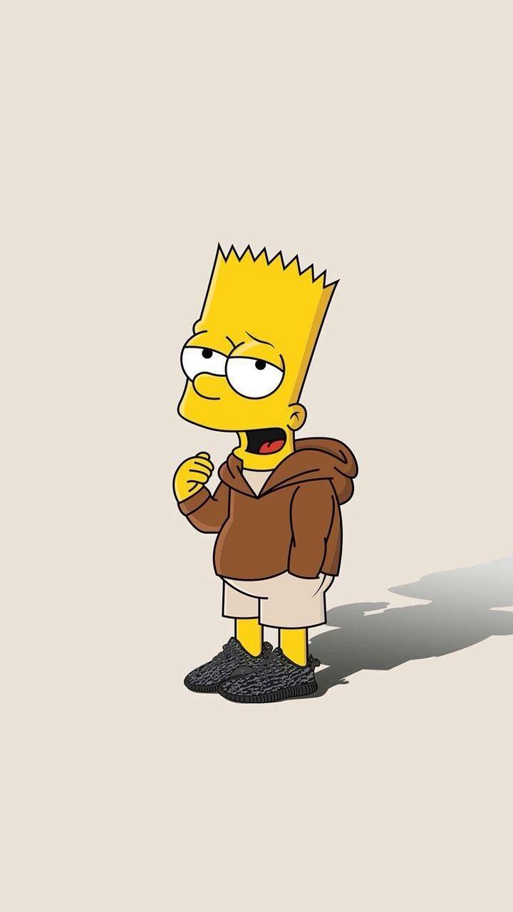 Foto Bart Simpsons  Imagem de fundo para android, Imagem de fundo