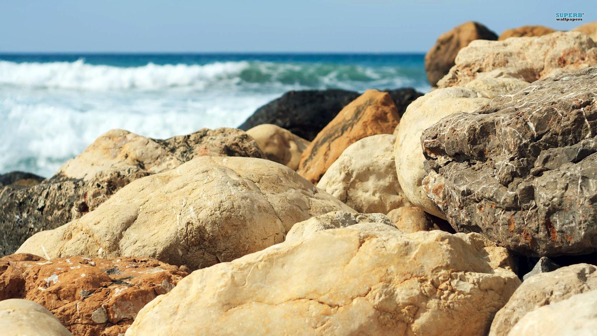 1920x1080 Beach Rocks HD wallpaperx1080