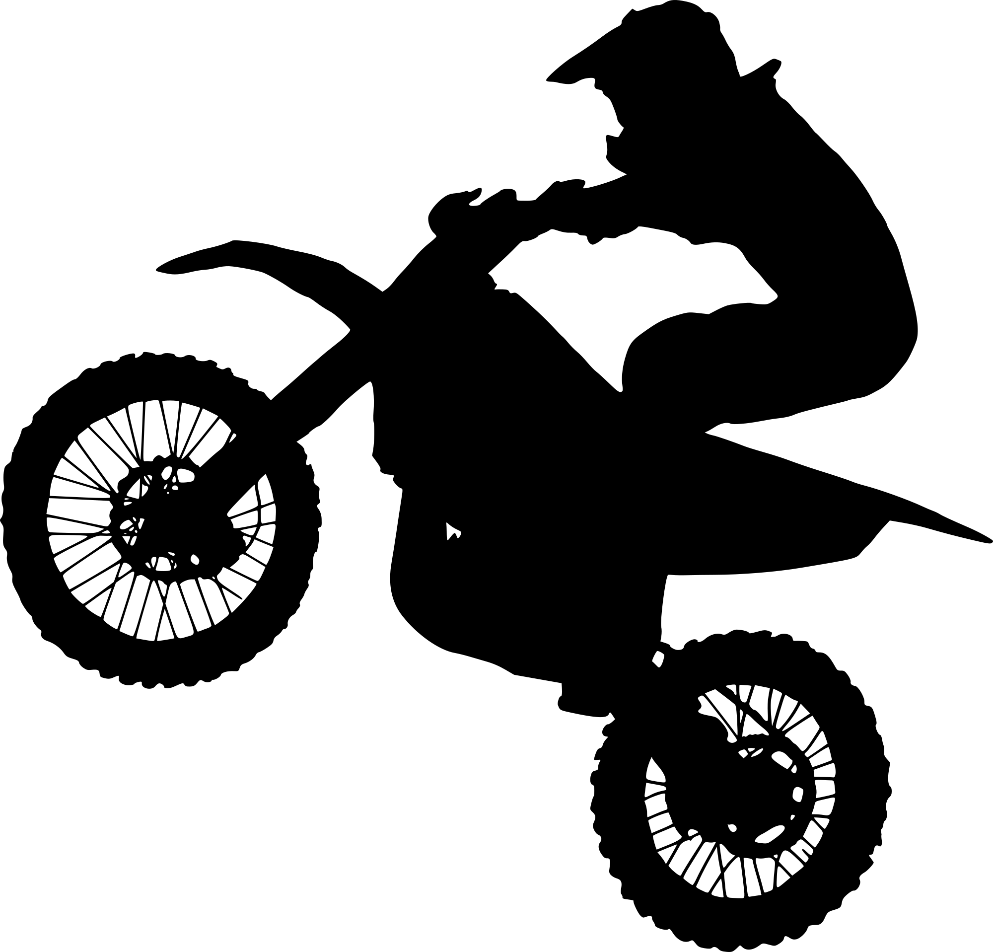 2000x1917 Motocross Silhouette PNG Transparent. Silhouette png, Motocross, Bike silhouette