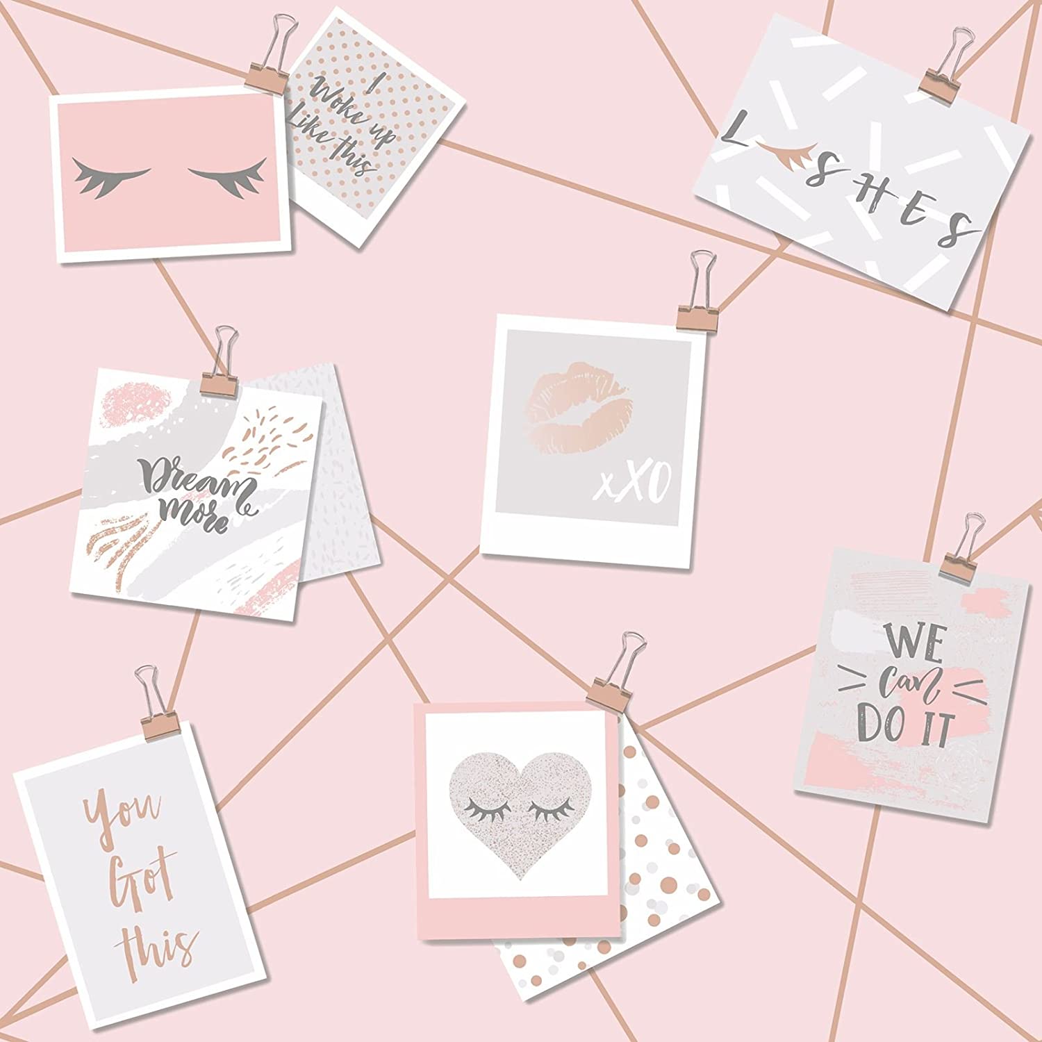 1500x1500 Dream Lashes Wallpaper Pink Rose Gold Holden 12770