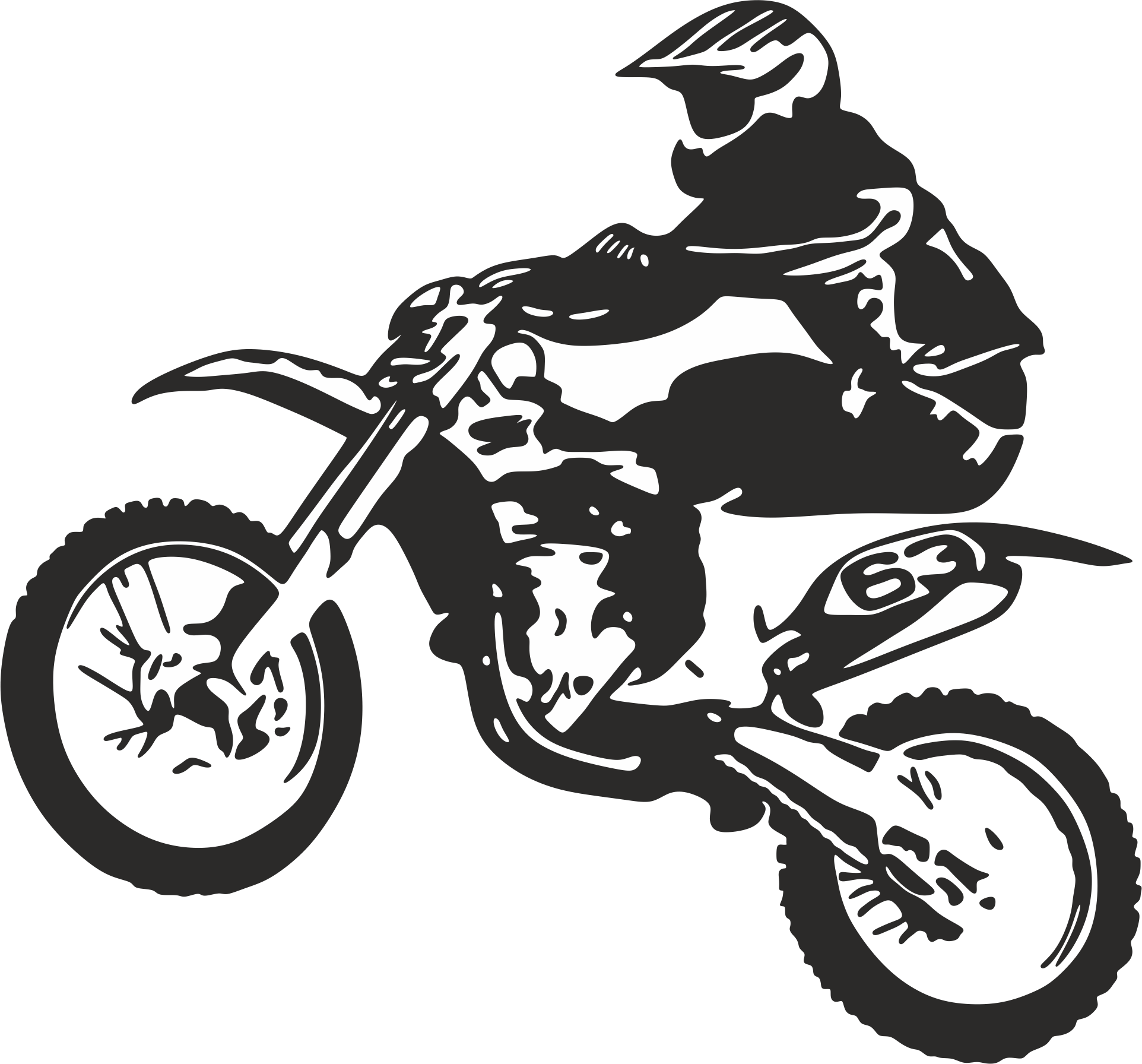 Motocross Silhouette Wallpapers Top Free Motocross Silhouette
