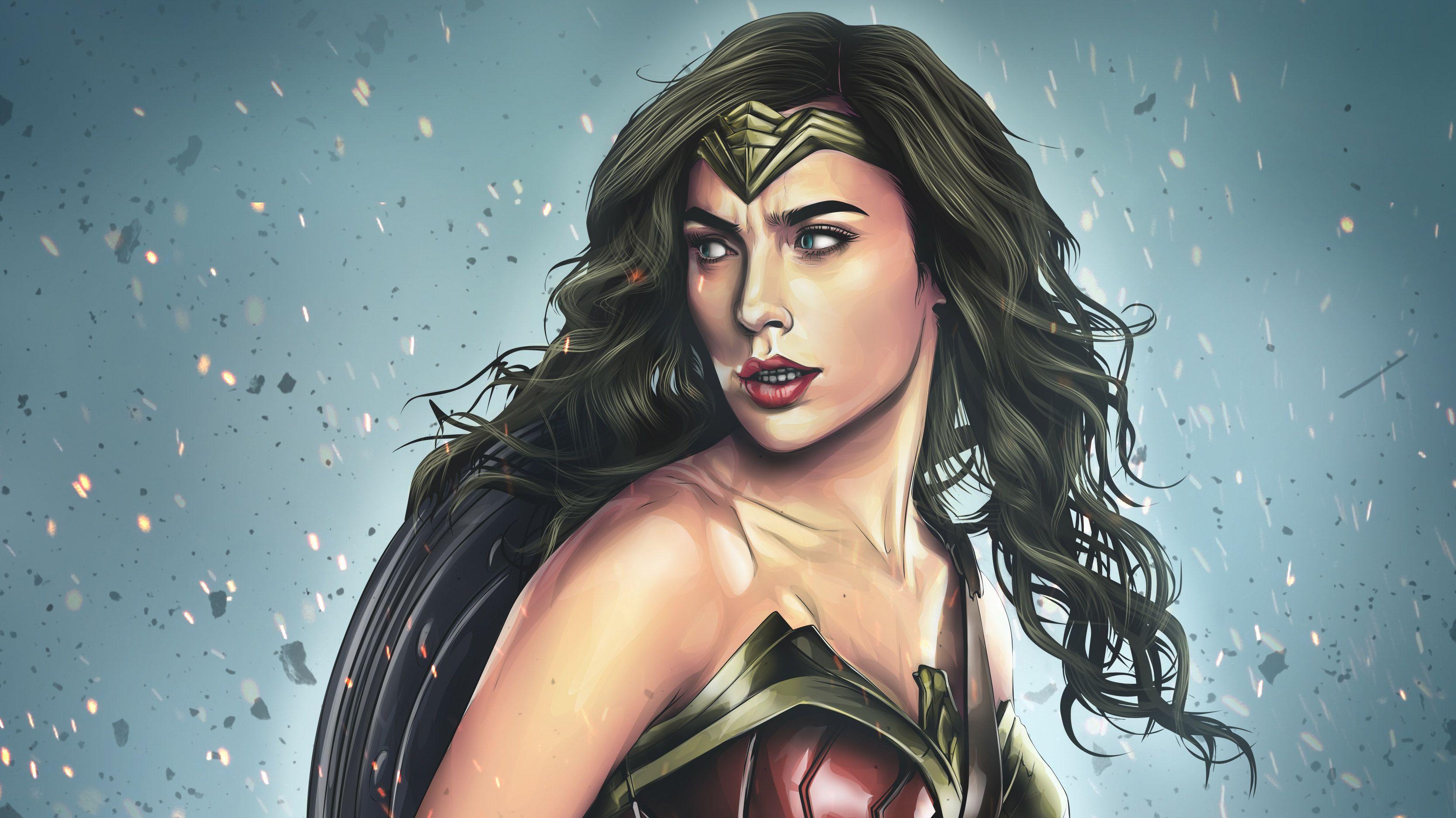 3333x1874 Wonder Woman Drawing Art, HD Movies, 4k Wallpaper, Image, Background, Photo and Picture