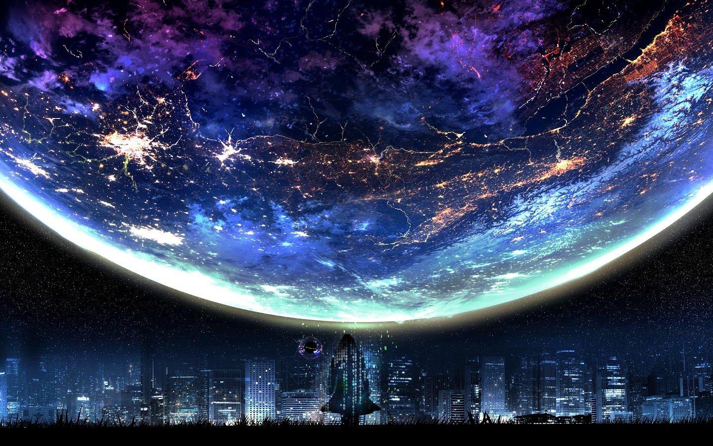 Galaxy Anime 4K Wallpapers - Top Free Galaxy Anime 4K Backgrounds - WallpaperAccess