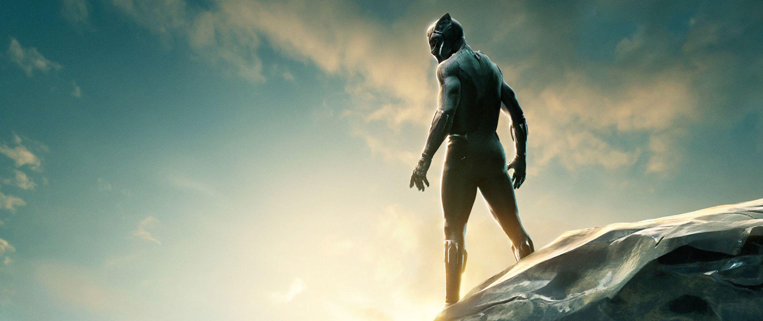2560x1080 Black Panther Superhero Wallpaper Wallpaper