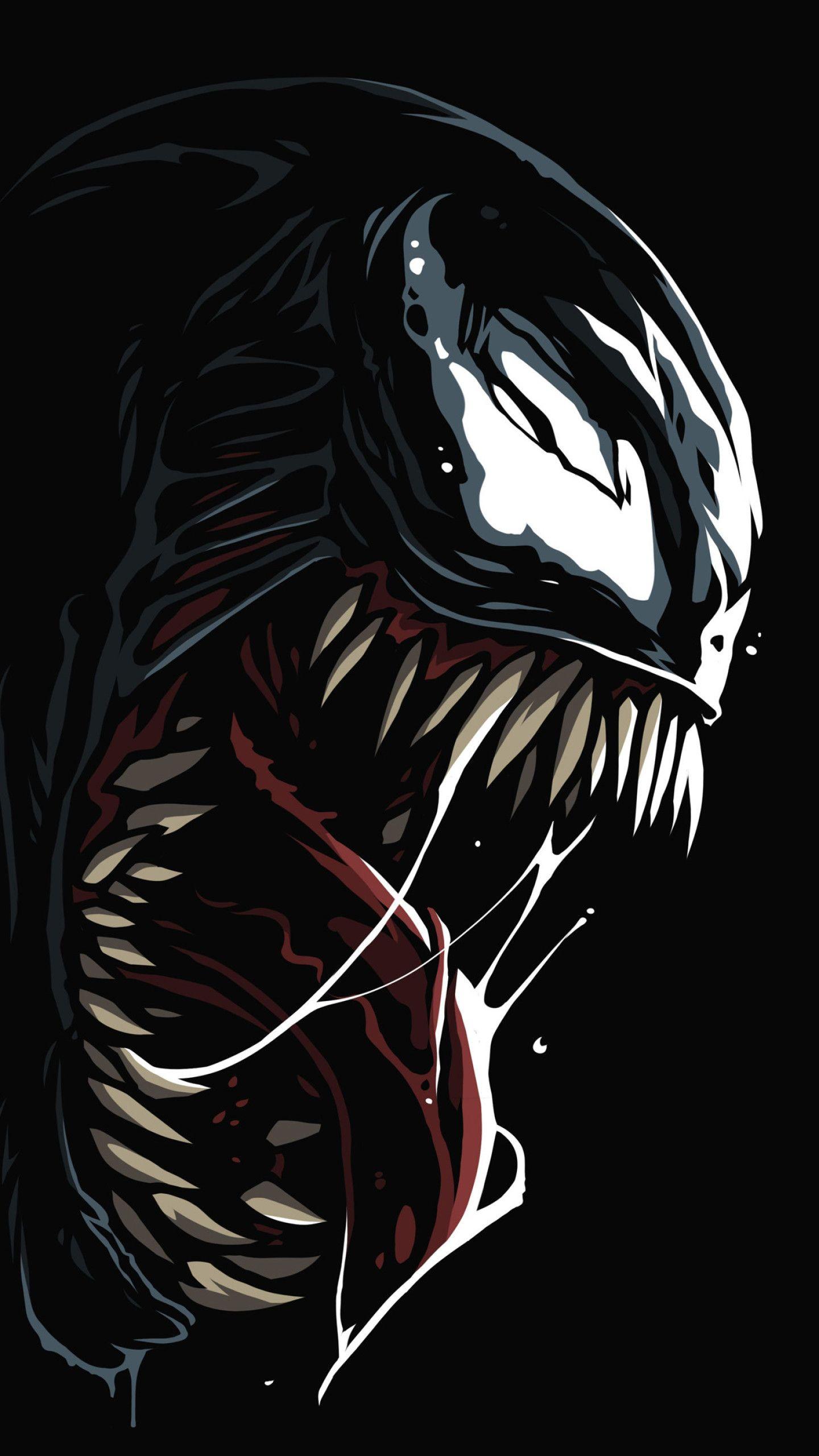 1440x2560 iPhone Venom Wallpaper 4k