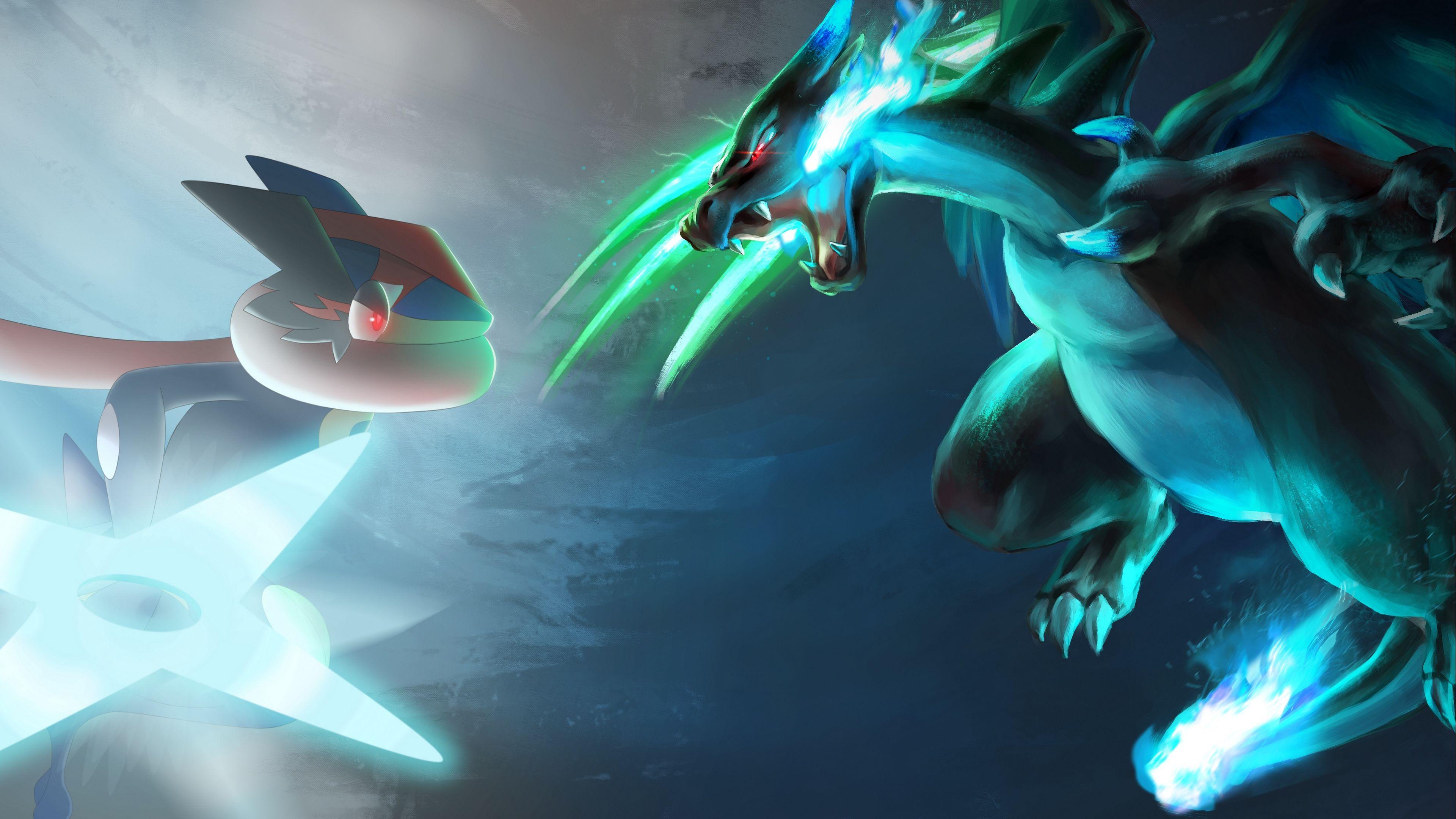 3840x2160 Download wallpaper 3840x2160 pokemon, charizard, mega charizard x