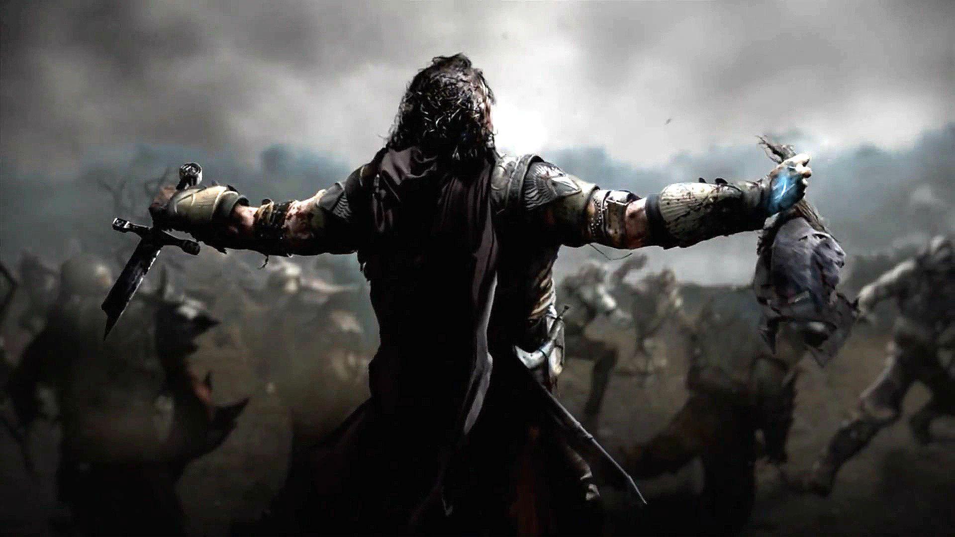 1920x1080 MIDDLE EARTH SHADOW MORDOR fantasy adventure action lotr online lord rings warrior wallpaperx1080