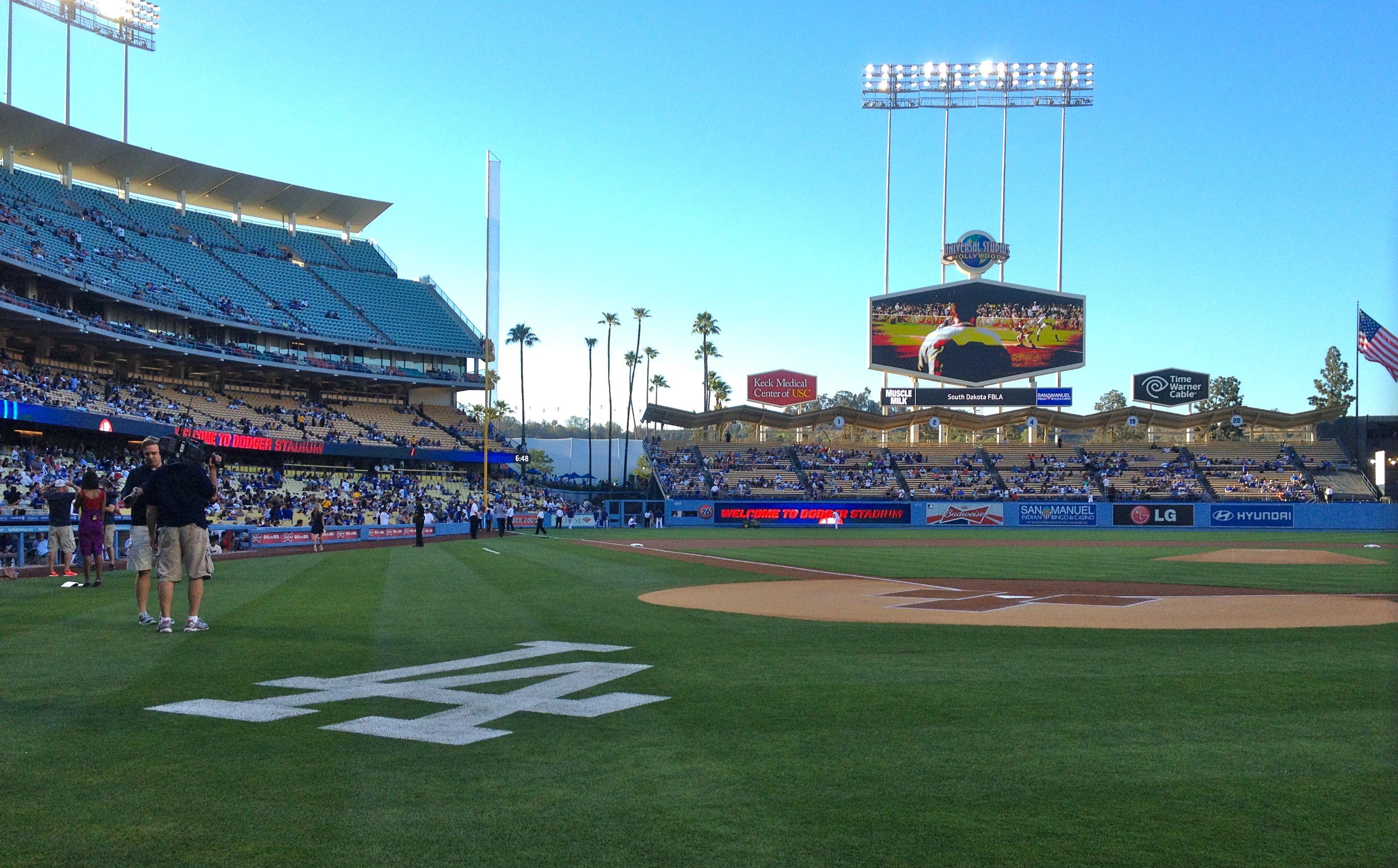 Fish Eye View Of The Los Angeles Dodgers Stadium Background, Picture Of  Dodger Stadium Background Image And Wallpaper for Free Download