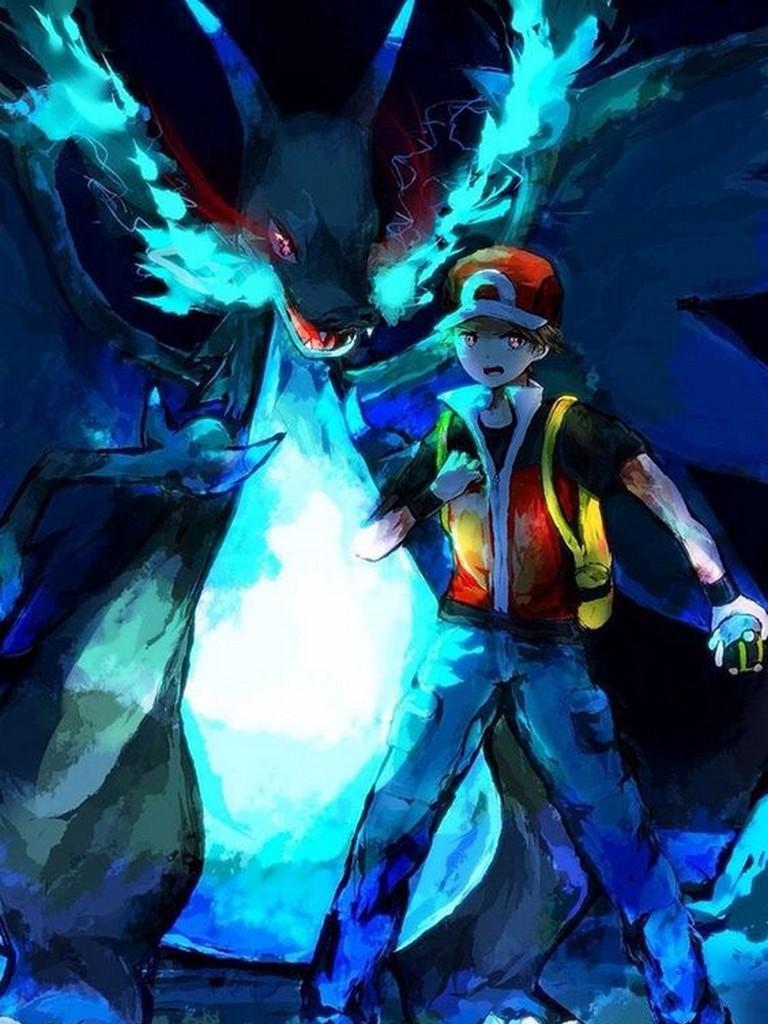 768x1024 Mega Charizard X Wallpaper download of Android version. m