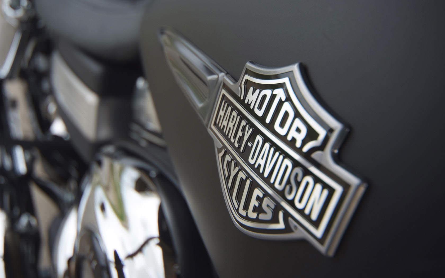 Hình nền 1680x1050 Harley Davidson Logo Motorcycles Wallaper HD 1