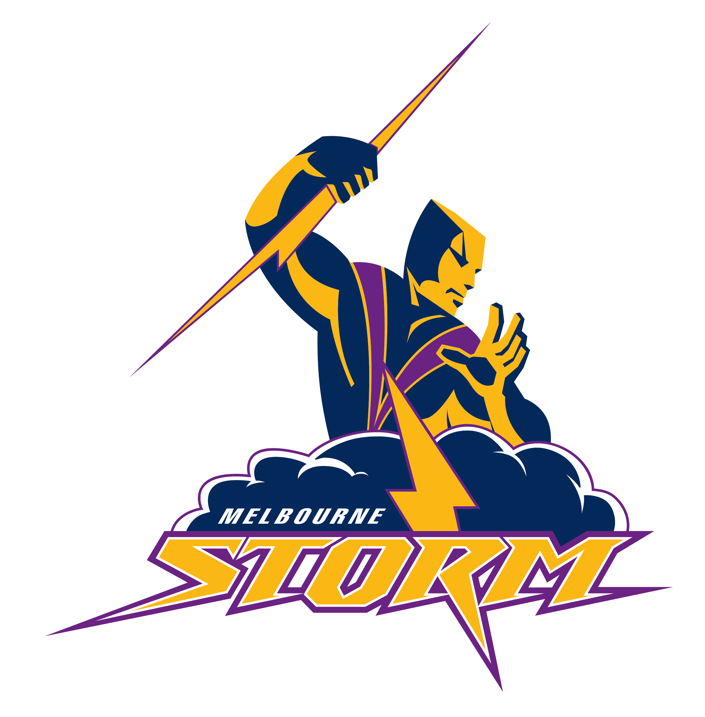 2341x2380 Melbourne Storm Logo. National Rugby League, Brisbane Broncos, Melbourne