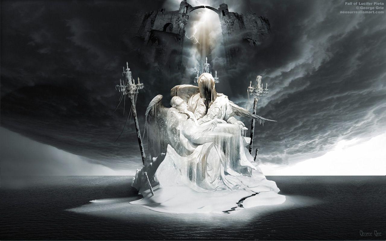 1280x800 Free download and Heroes series surreal art print poster book desktop wallpaper [1280x800] for your Desktop, Mobile & Tablet. Explore God vs Devil Wallpaper. Jesus vs Satan Wallpaper