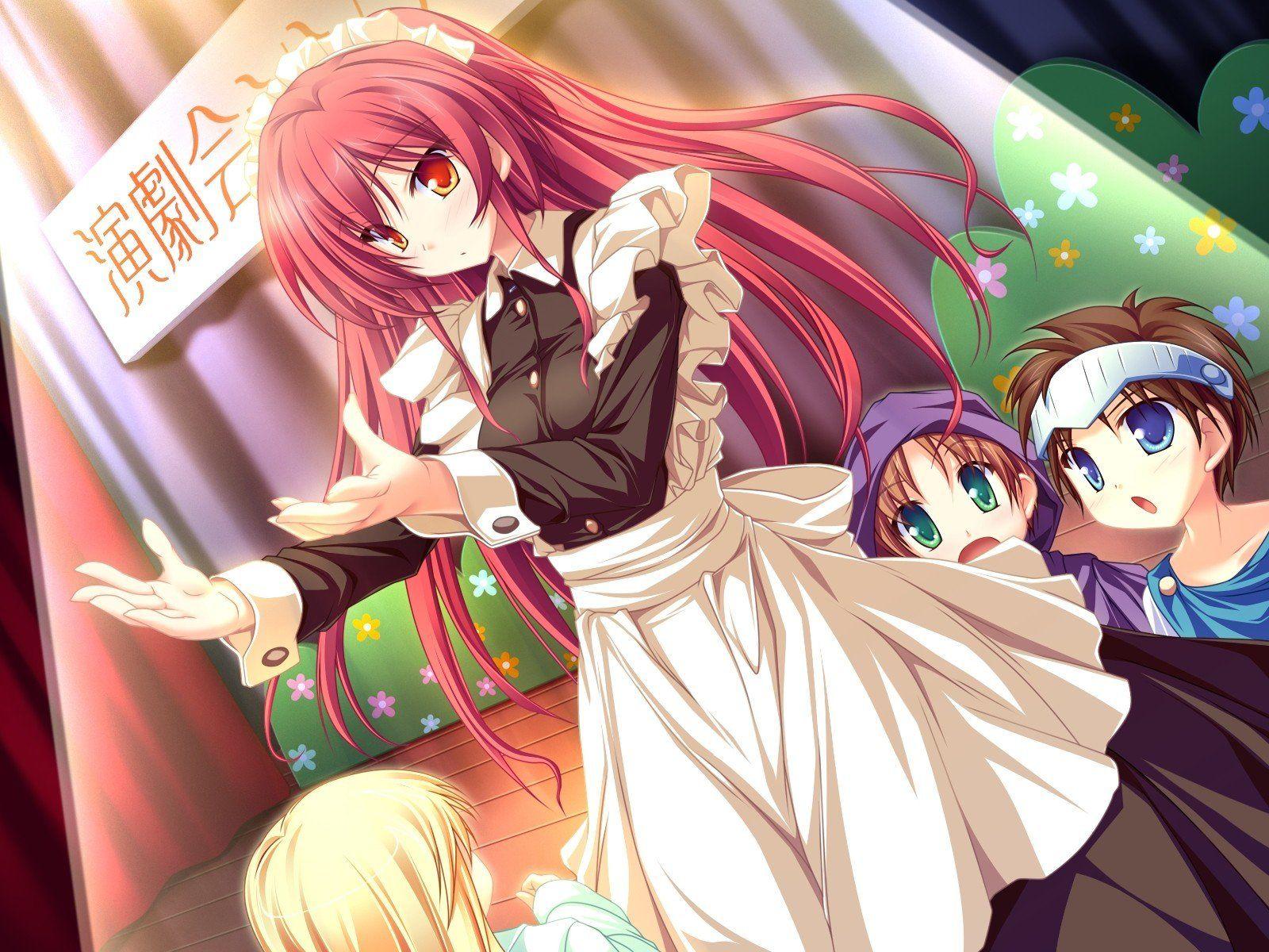 1600x1200 anime, Anime girls, Original characters, Maid outfit HD Wallpaper / Desktop and Mobile Image & Photo