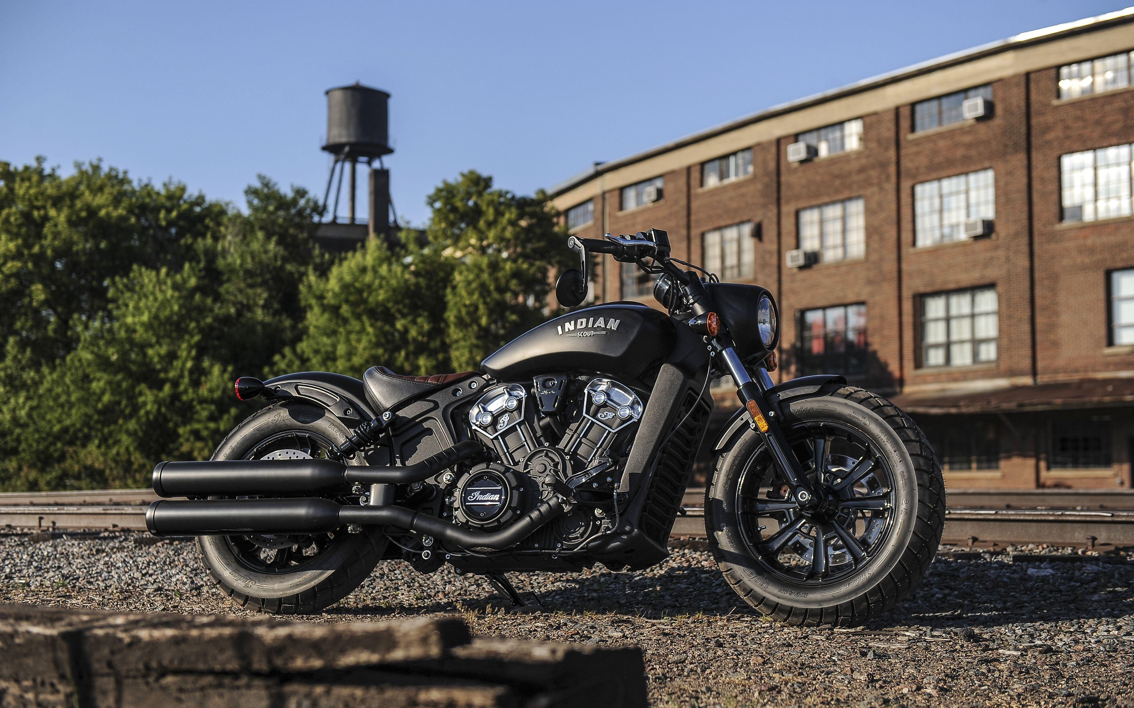 3840x2400 American Motorcycles Indian Scout Bobber 2018 Wallpaper, HD Cars 4K Wallpaper, Image, Photo and Background