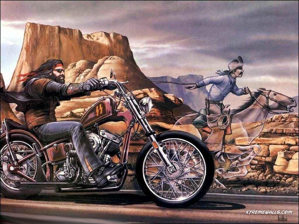 Hình ảnh động 1024x768 Harley Davidson, Hình nền HD