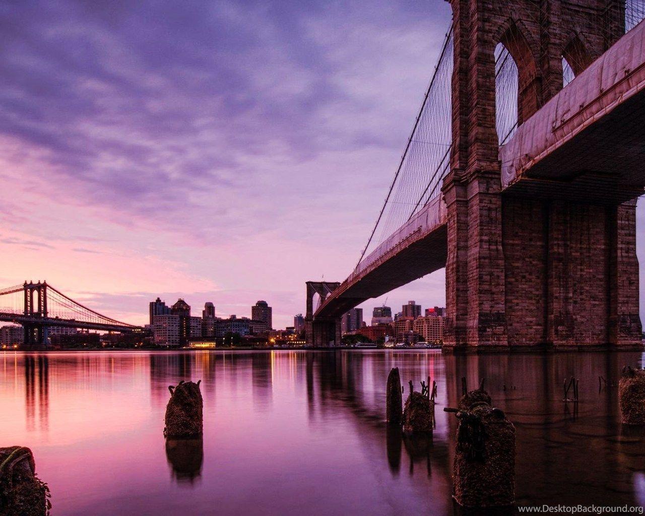 1280x1024 Brooklyn Bridge HD Wallpaper Desktop Background