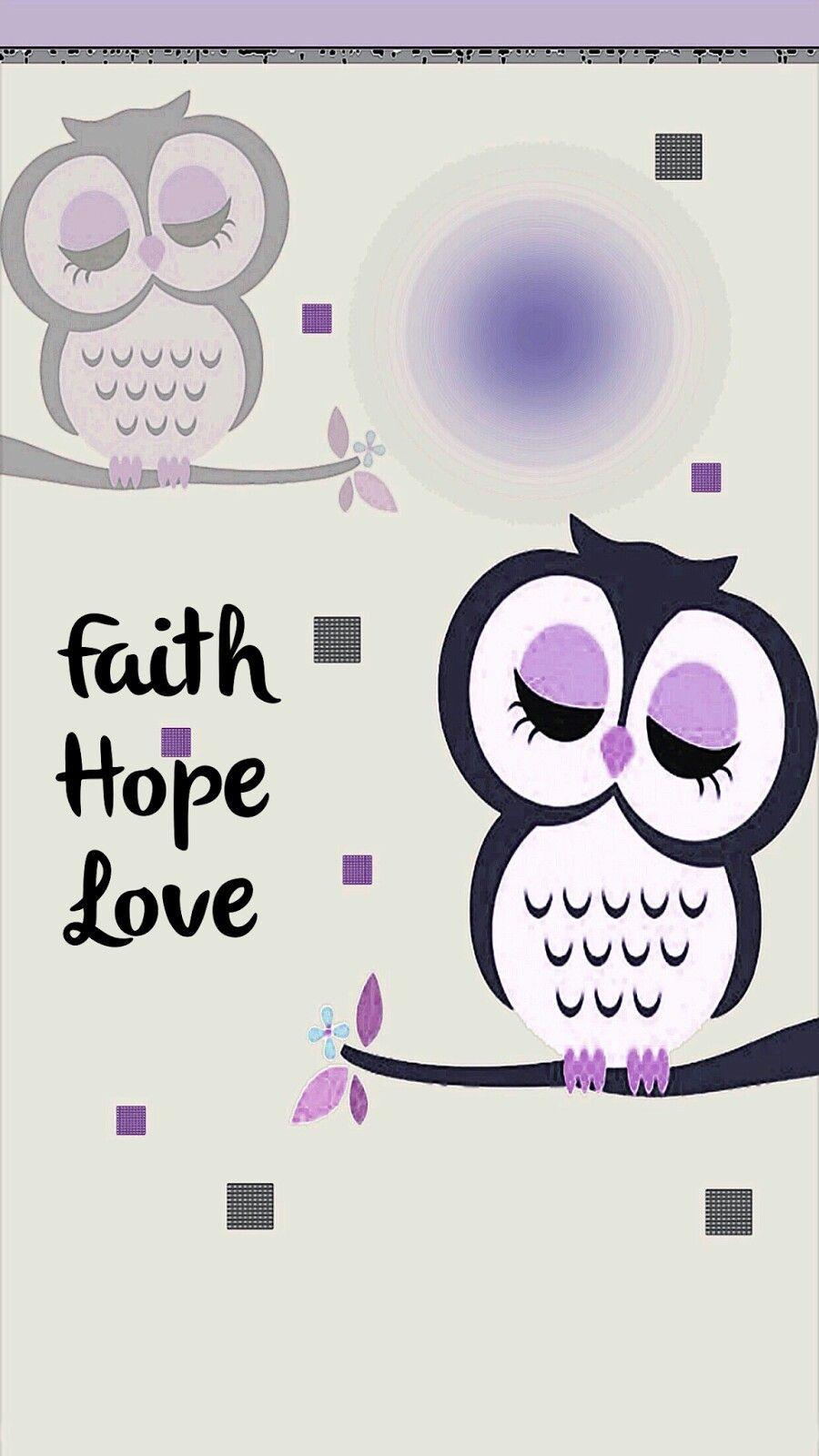 900x1600 Cute Owl Background