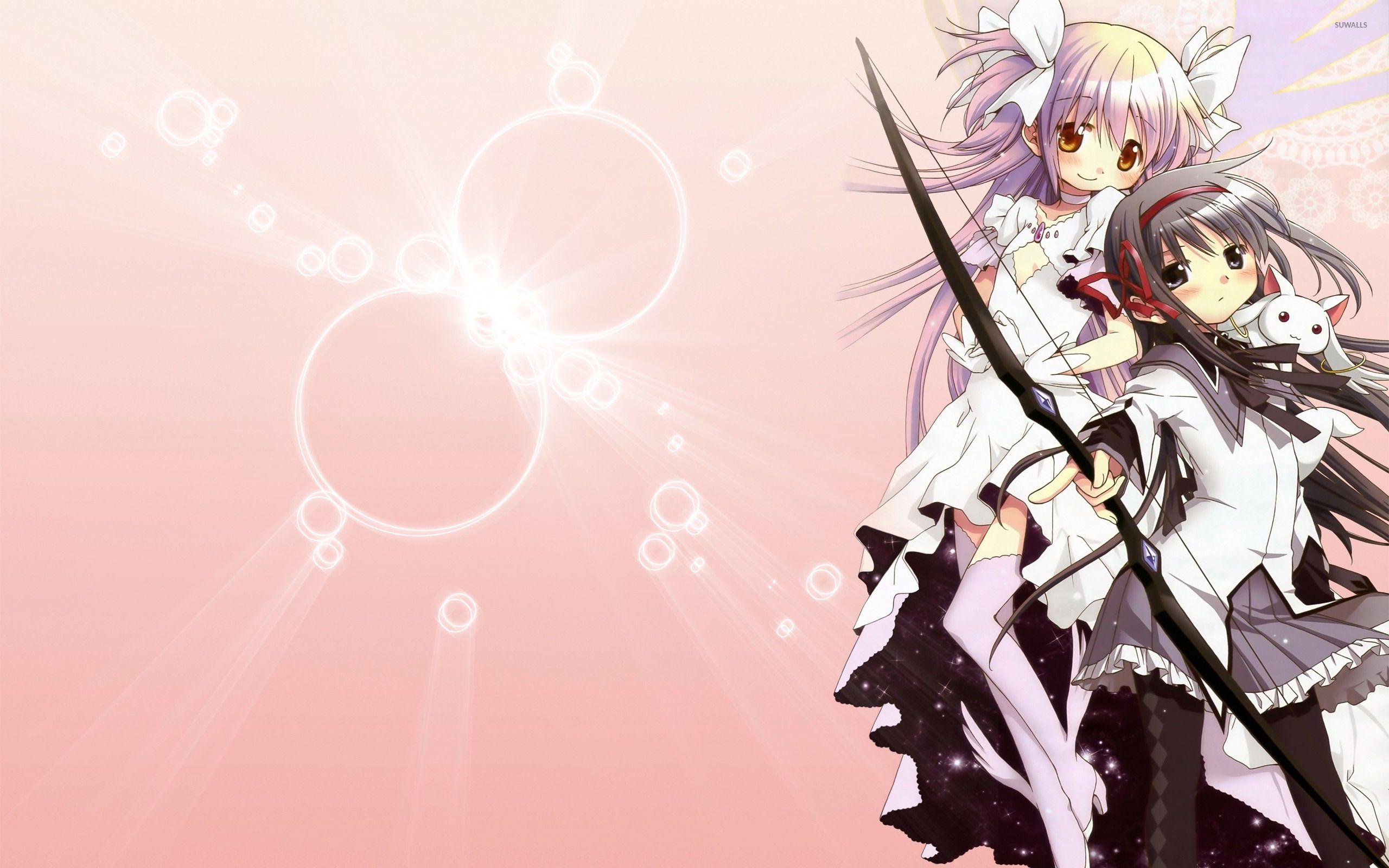 2560x1600 Madoka Kaname and Homura Akemi Shoujo Madoka Magica wallpaper wallpaper