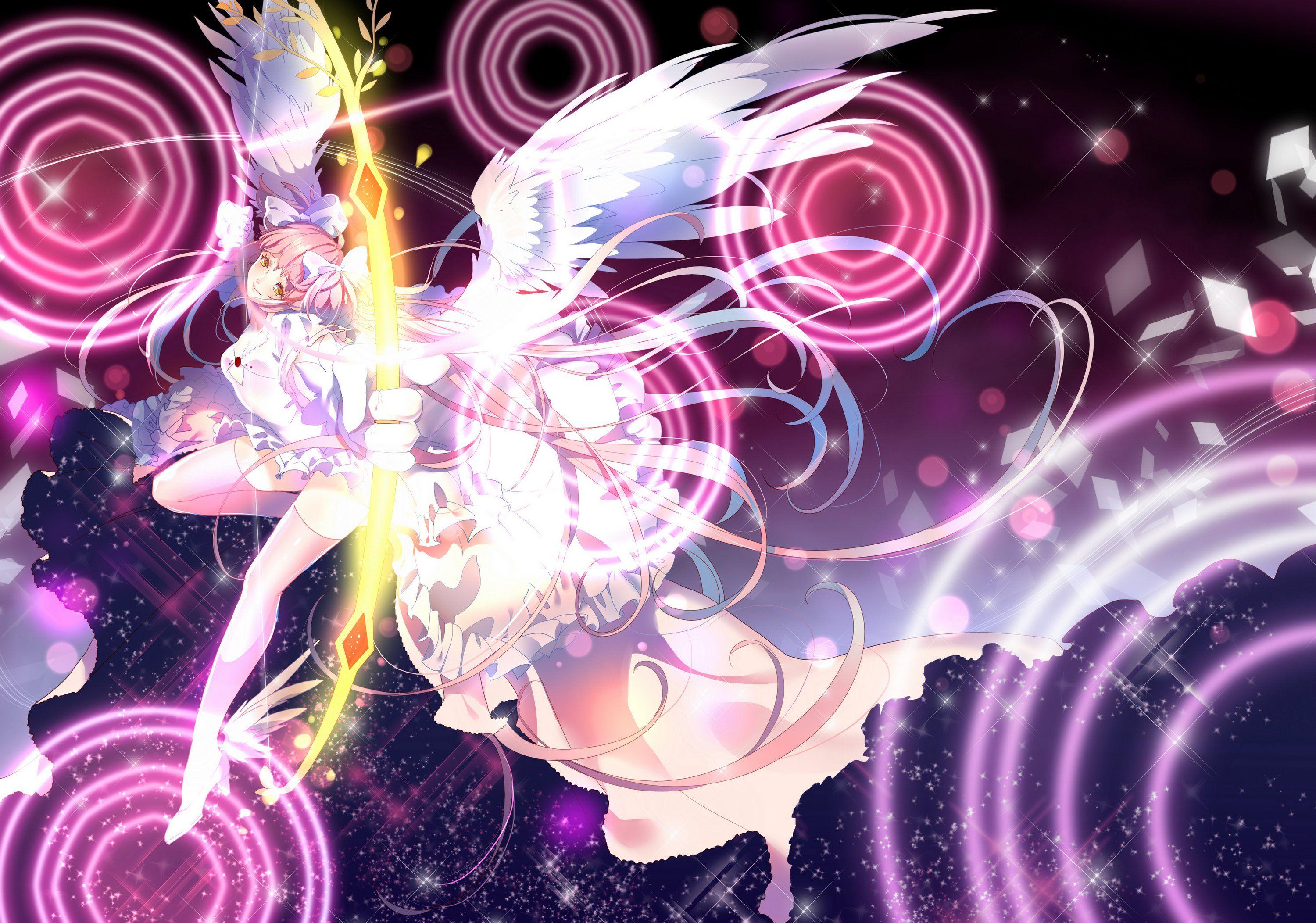 3000x2104 Mahou shoujo madoka magica kaname madoka mahou shoujo madoka magica miemia ultimate madoka wallpaperx2104