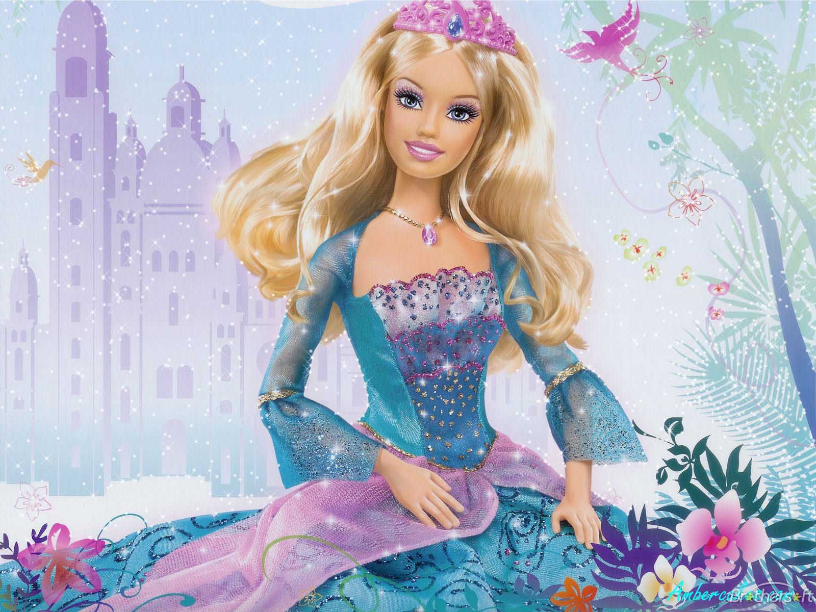 1600x1200 Cute Barbie Doll Picture Photo Print Cake