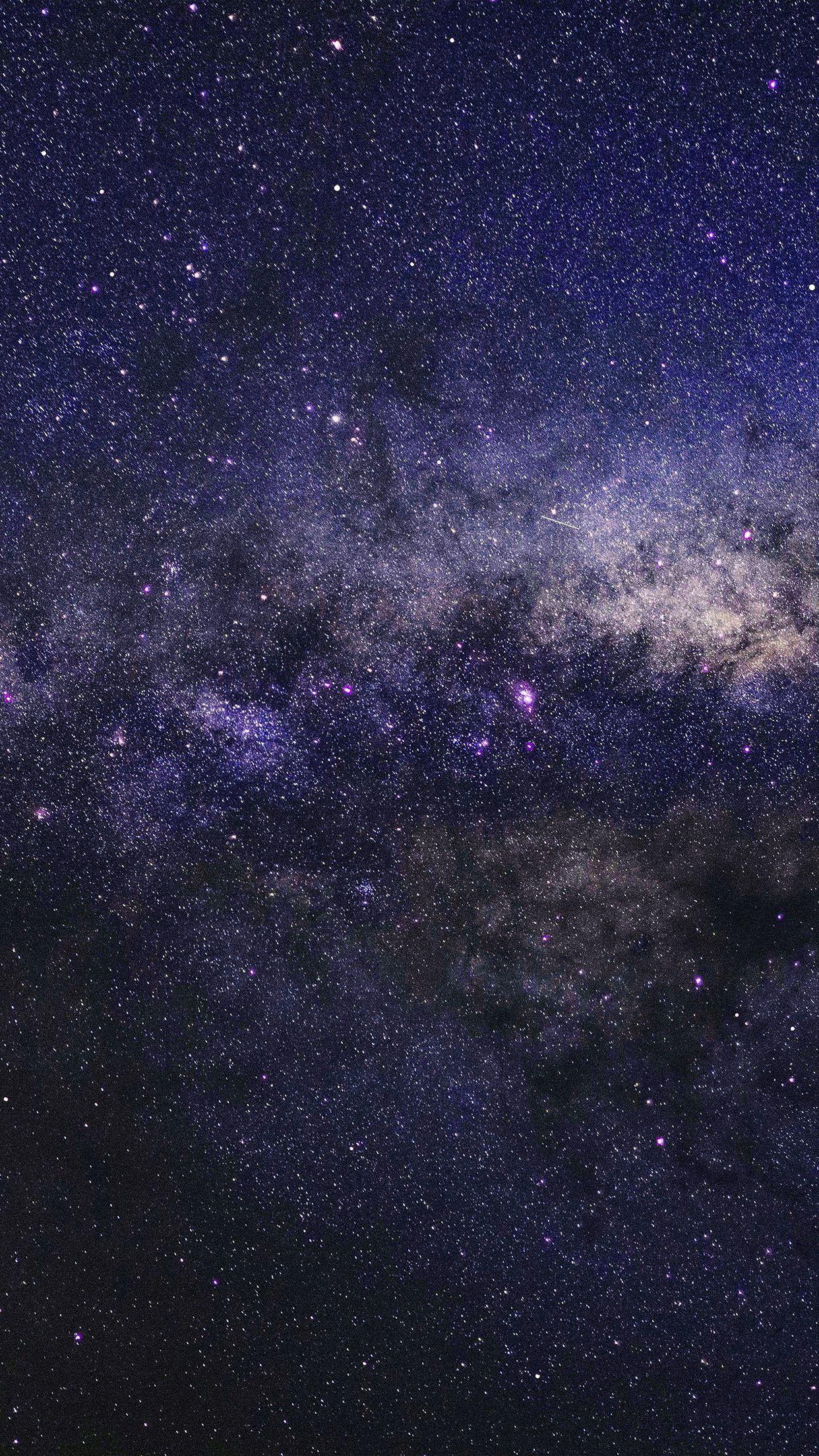 1242x2208 sky space star night fantastic summer dark purple