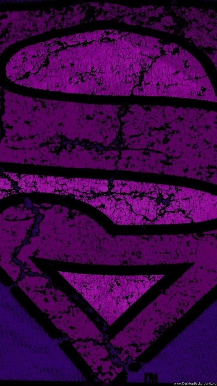 750x1334 Download Wallpaper 750x1334 Purple, Superman, Sign, Dark iPhone 6. Desktop Background