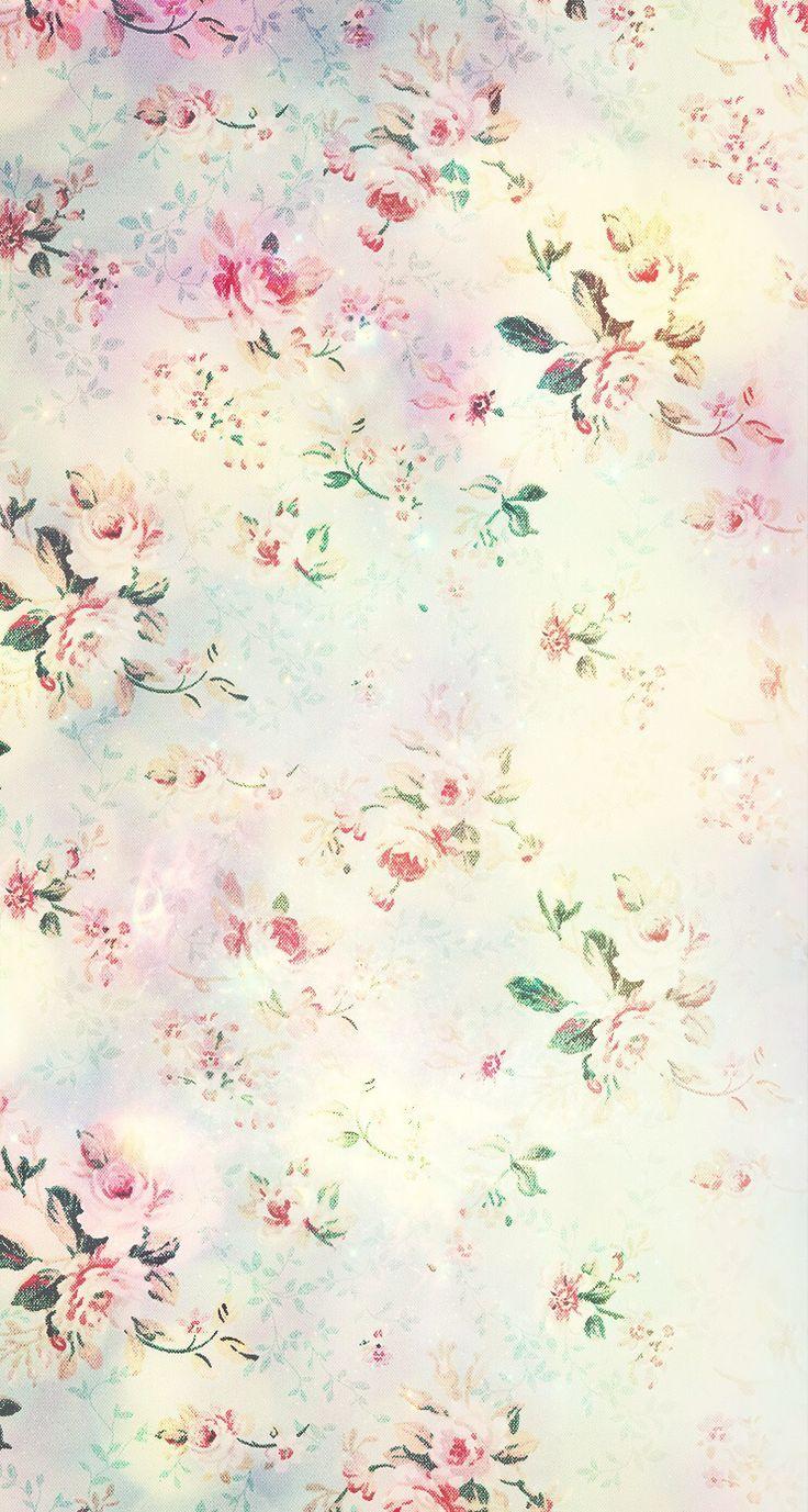 736x1377 Flower Print Wallpaper for Computer