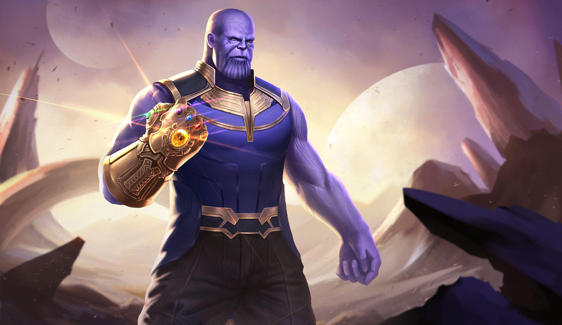 1920x1111 Thanos Infinity Gauntlet Artwork, HD Superheroes, 4k Wallpaper, Image, Background, Photo and Picture
