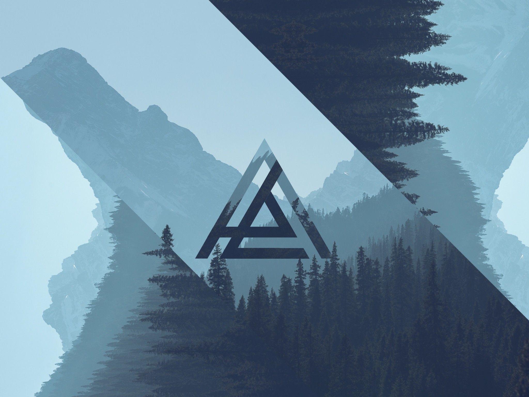 2048x1536 Download 2048x1536 Triangle, Design, Landscape Wallpaper for Ainol Novo 9 Spark