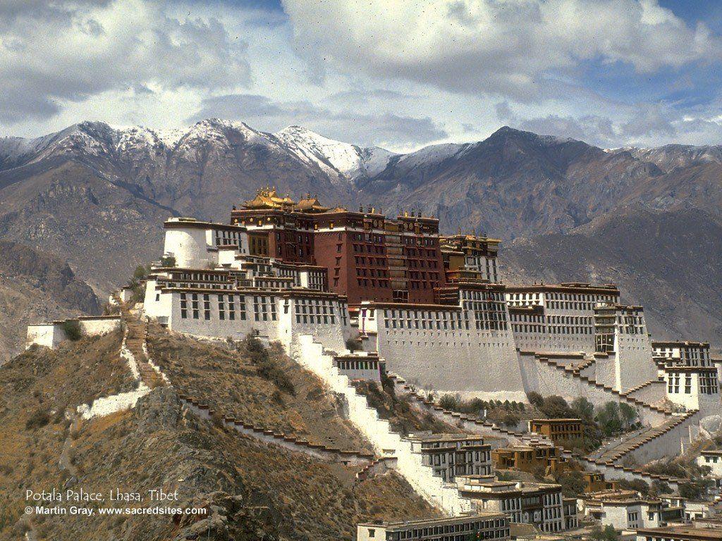 1024x768 Asia, Architecture, Building, Ancient, Tibet, Palace, Potala Palace Wallpaper HD / Desktop and Mobile Background