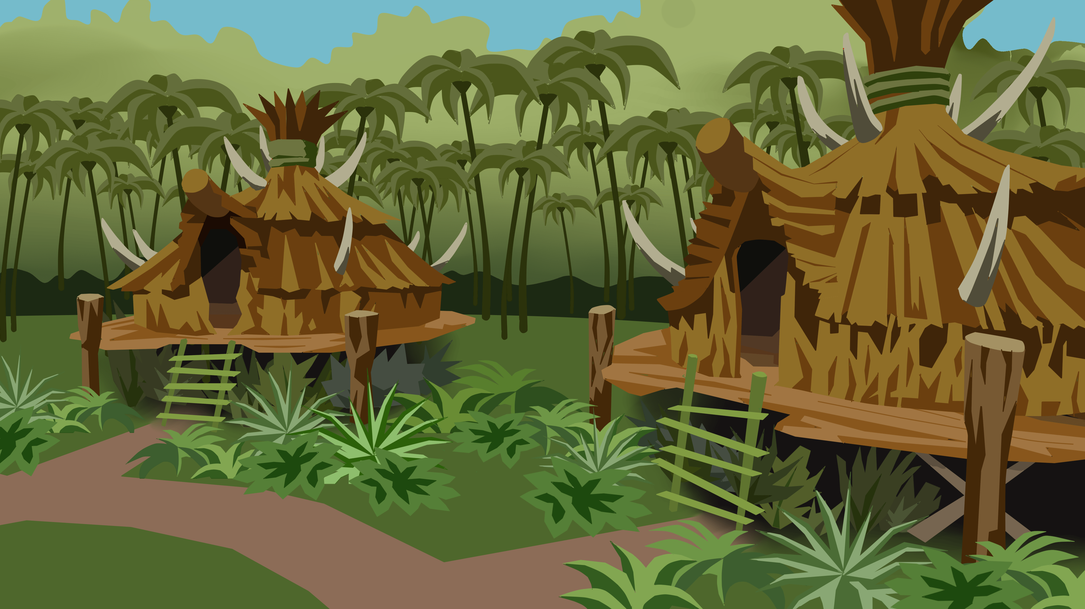 3792x2130 Tiki Hut Background. Tiki Wallpaper, Tiki Bar Wallpaper and Enchanted Tiki Room Wallpaper