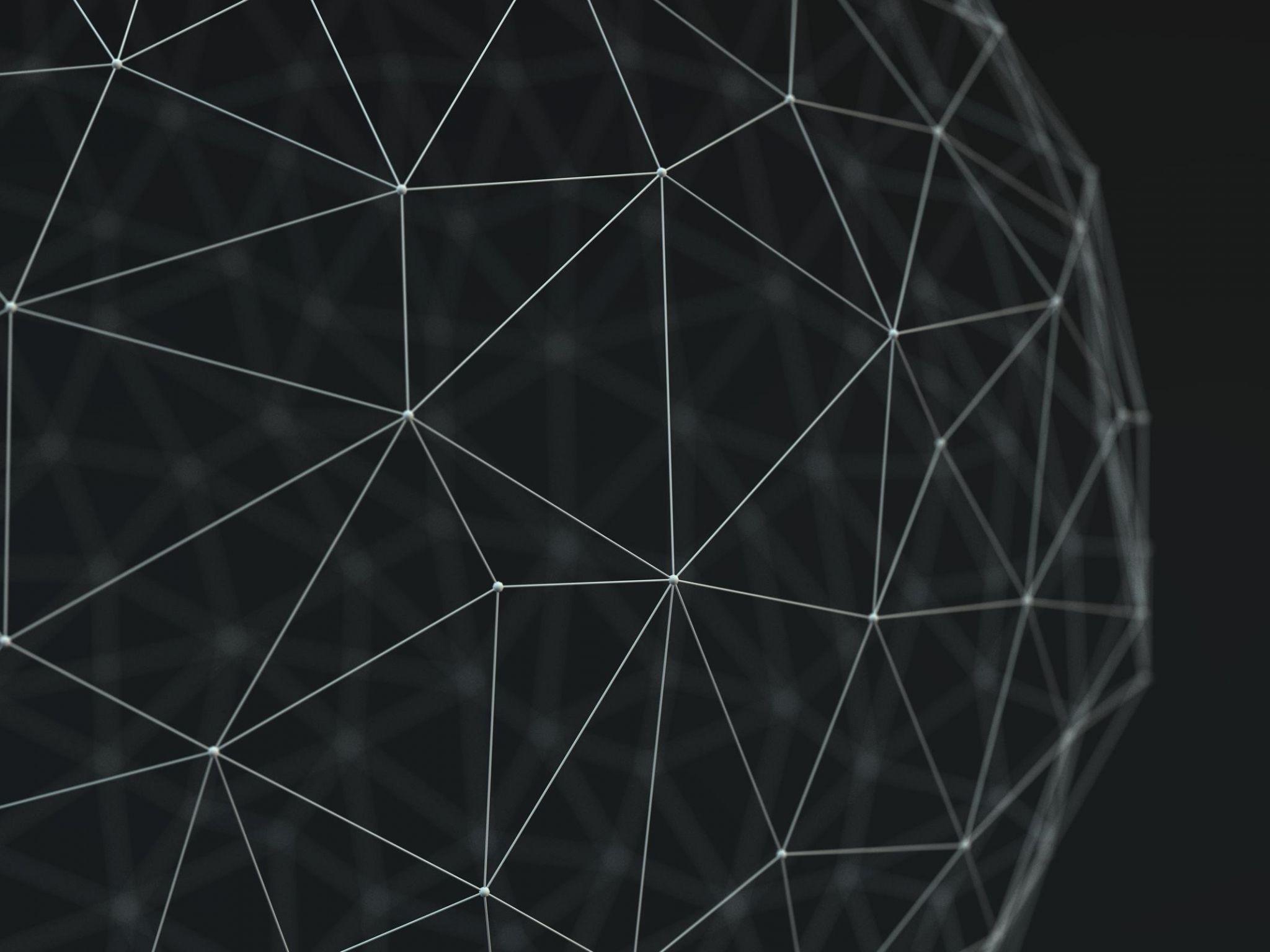 2048x1536 Low Poly Sphere wallpaper in 2048x1536 resolution