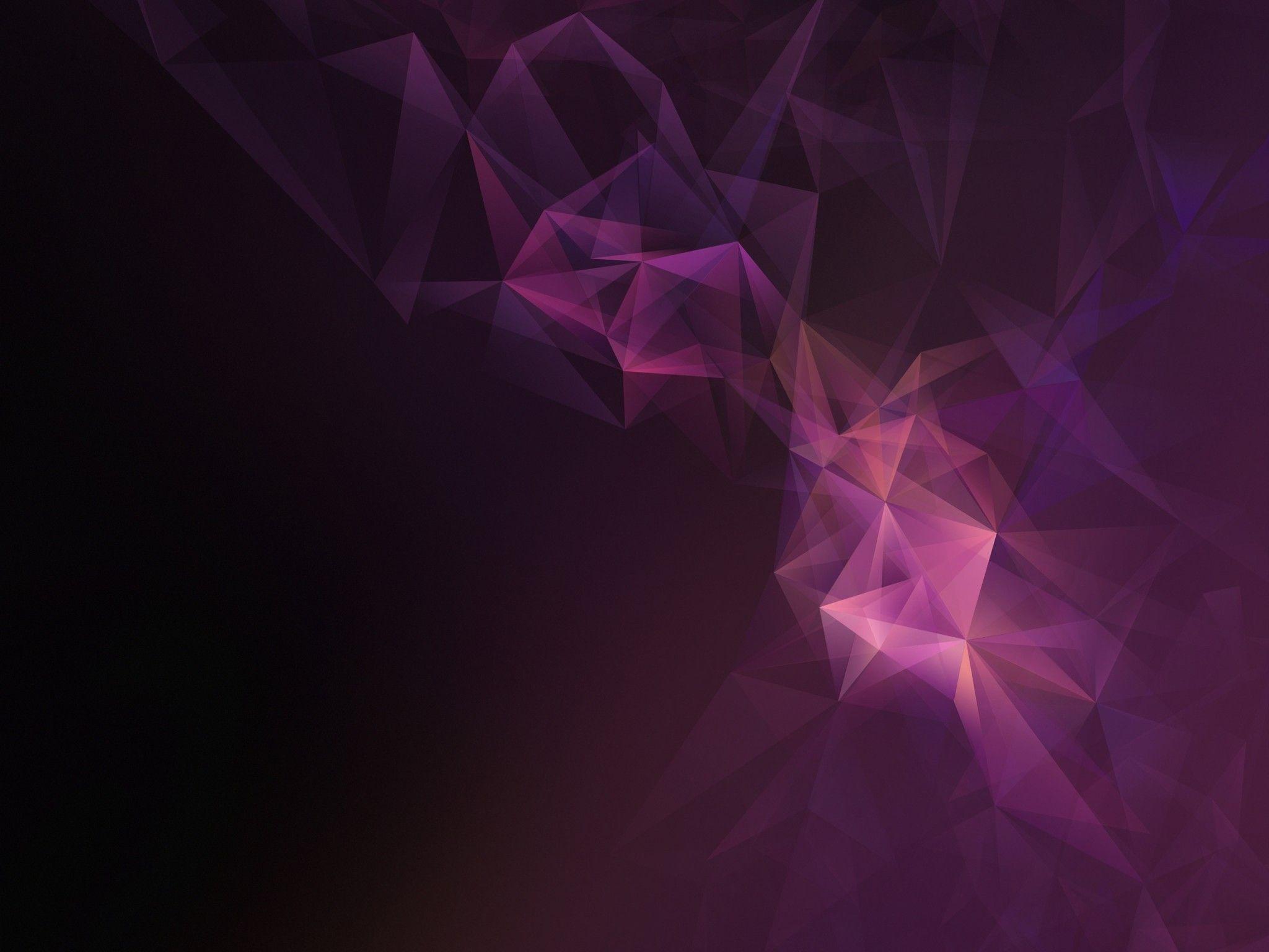 2048x1536 Download 2048x1536 Samsung Galaxy S9 Stock, Triangles, Low Poly Wallpaper for Ainol Novo 9 Spark