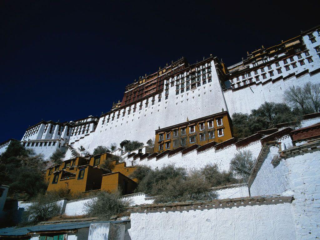 1024x768 Lhasa Potala Palace, the Potala Palace Tibet
