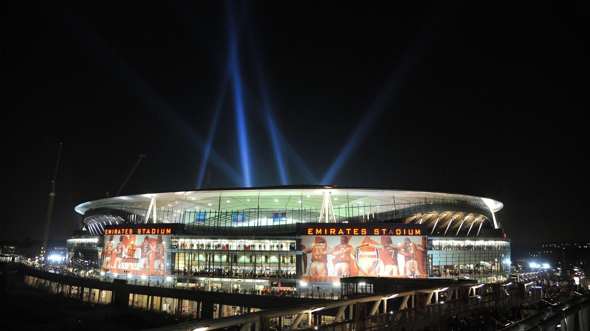 1920x1080 Download 1920x1080 Emirates Stadium at Night Arsenal FC Ultra HD Wallpaper