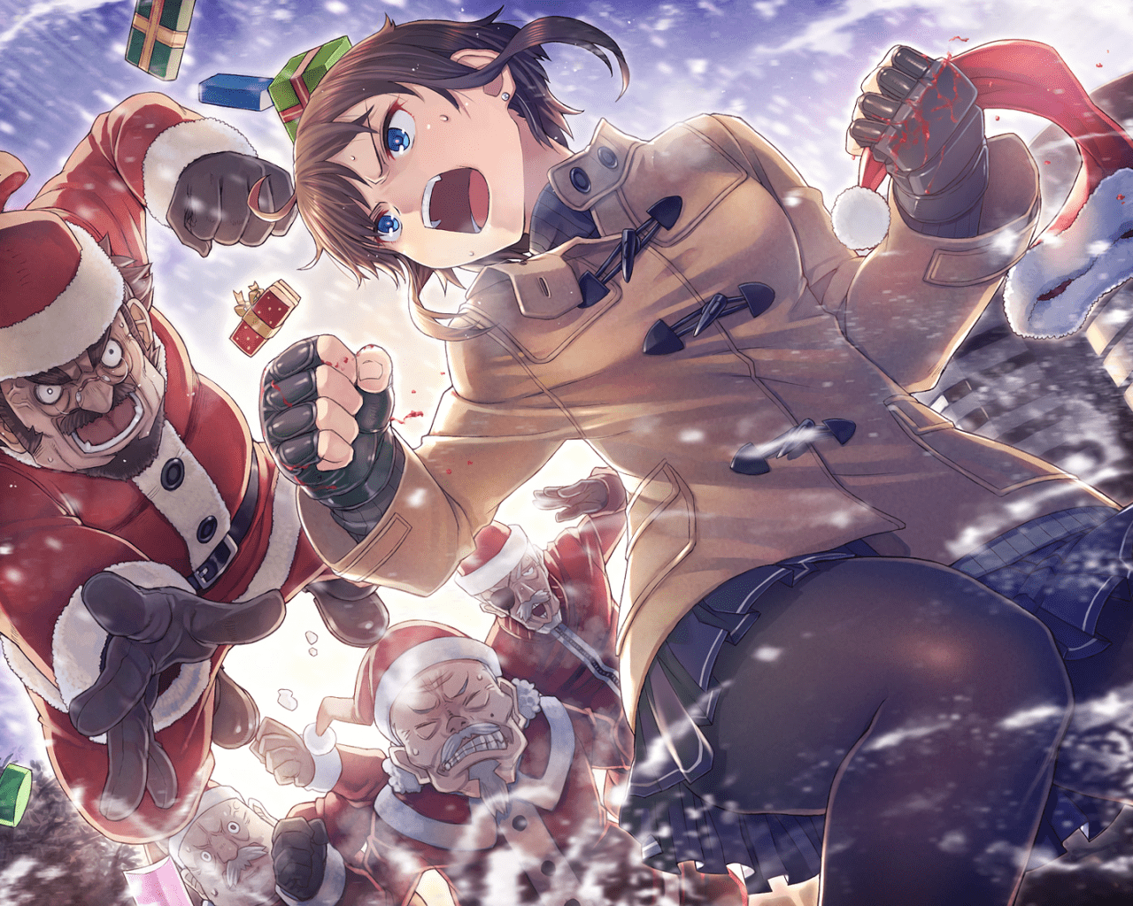 Christmas elf Anime Santa Claus, Anime, manga, elf png | PNGEgg