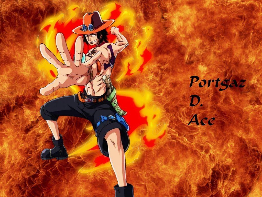 1024x768 Portgas D. Ace Wallpaper