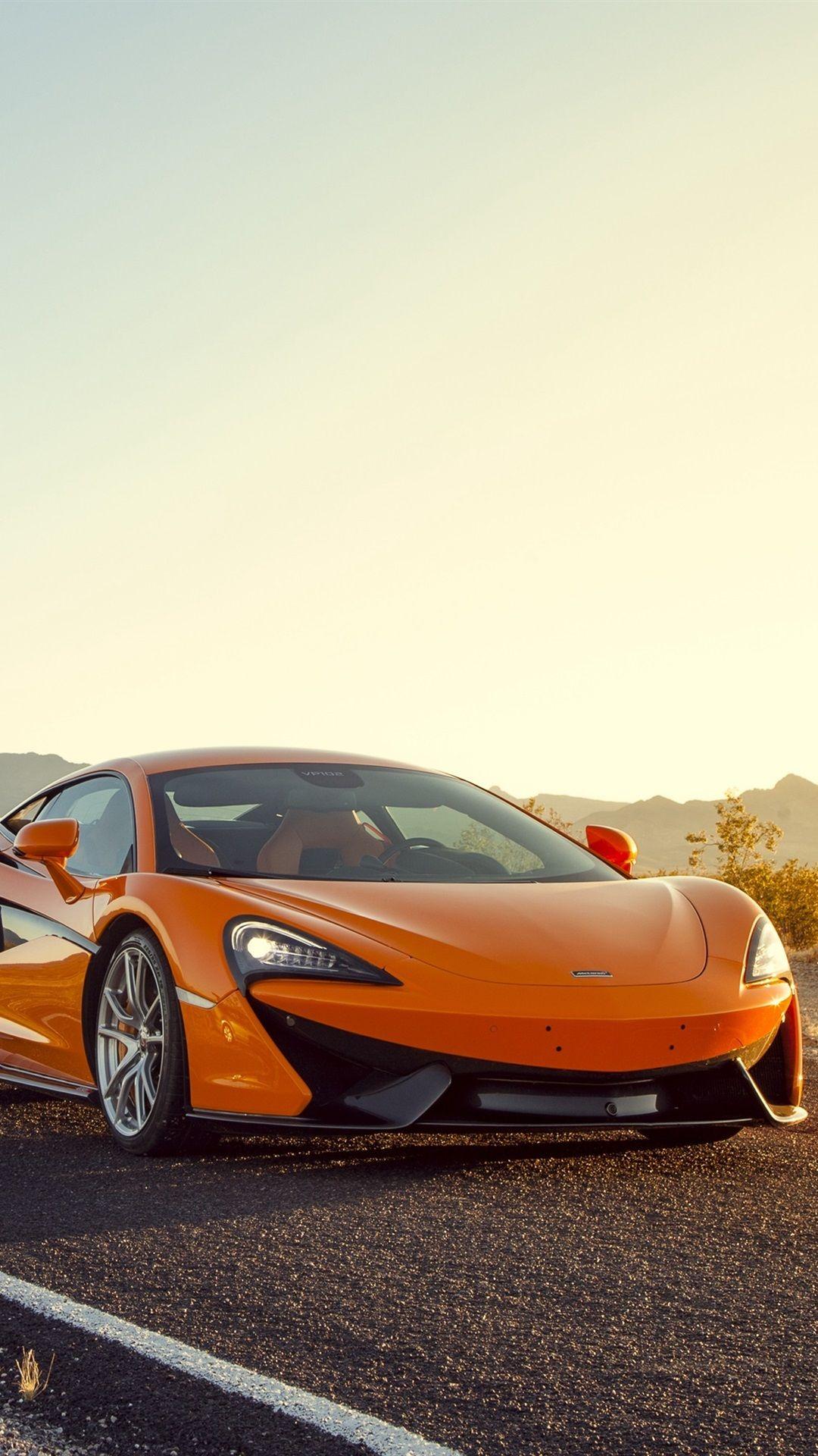 1080x1920 McLaren 570S Orange Supercar At Sunset 1080x1920 IPhone 8 7 6 6S Plus Wallpaper, Background, Picture, Image