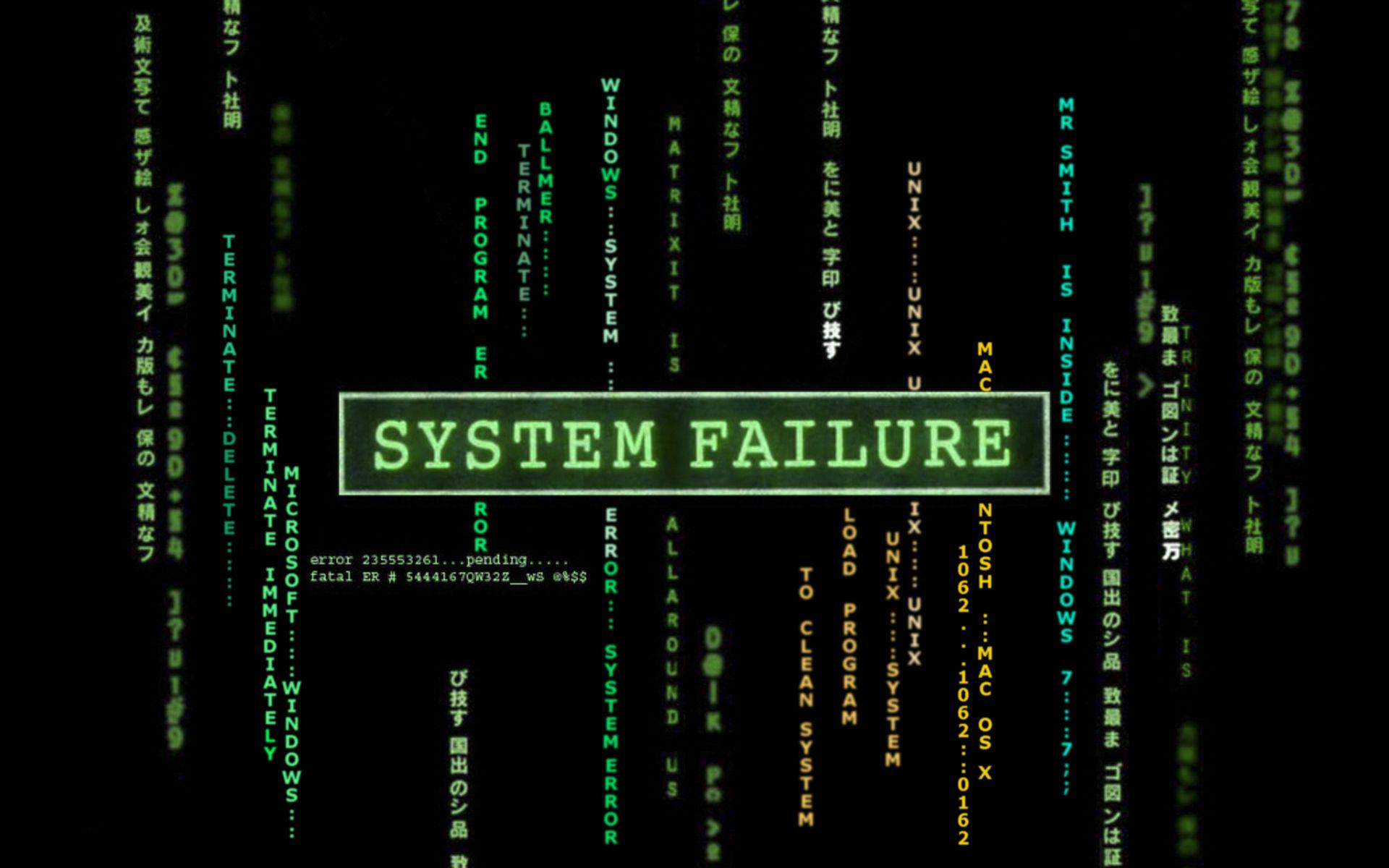 1920x1200 Computer Crash Wallpaper