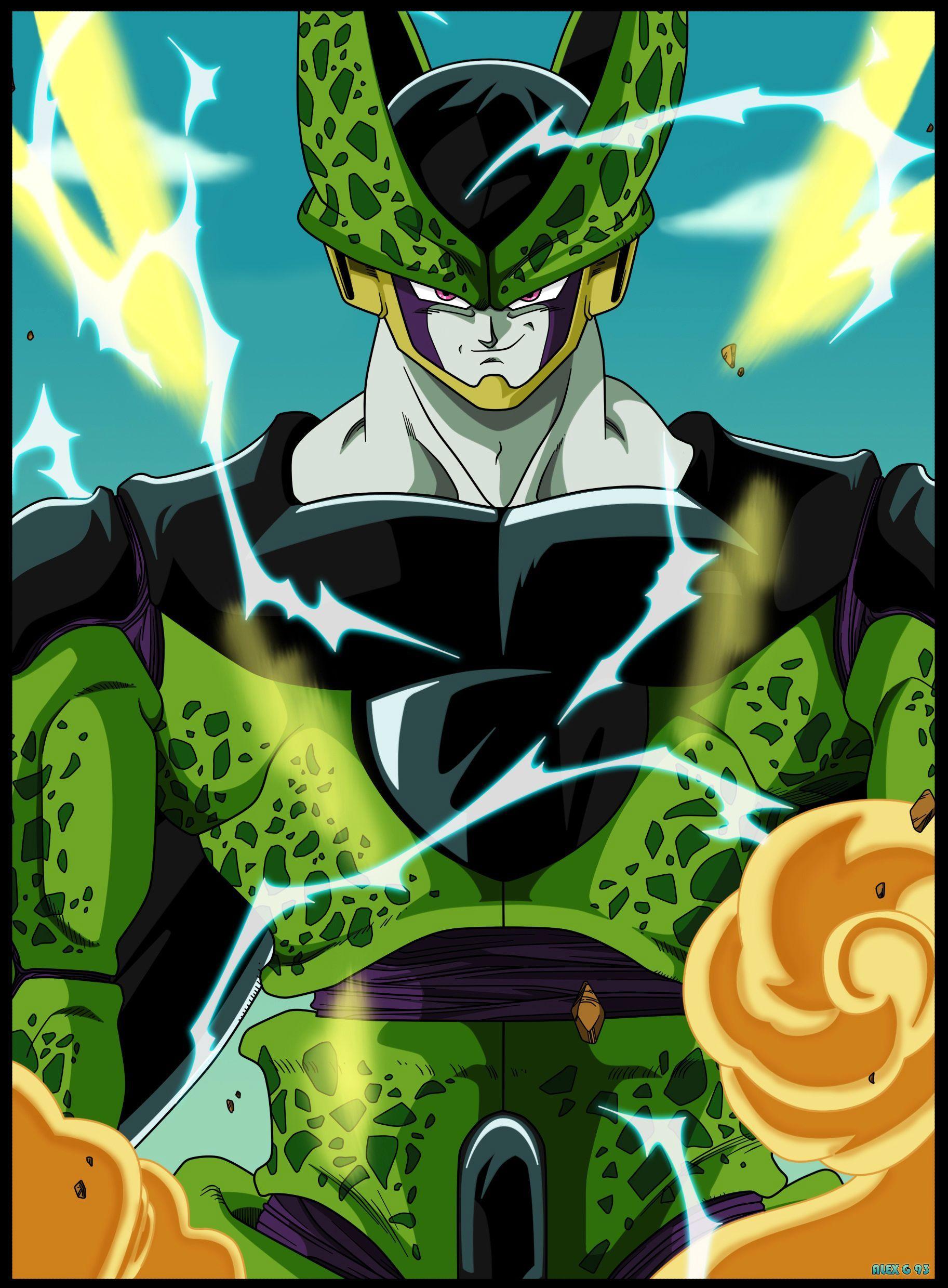 1825x2478 Perfect Cell. Anime dragon ball, Dragon ball wallpaper, Dragon ball art