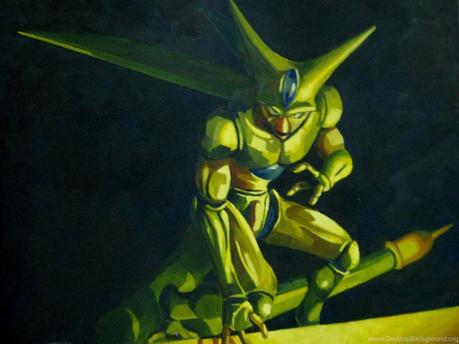 1600x1200 DRAGON BALL Z WALLPAPERS: Imperfect Cell Desktop Background