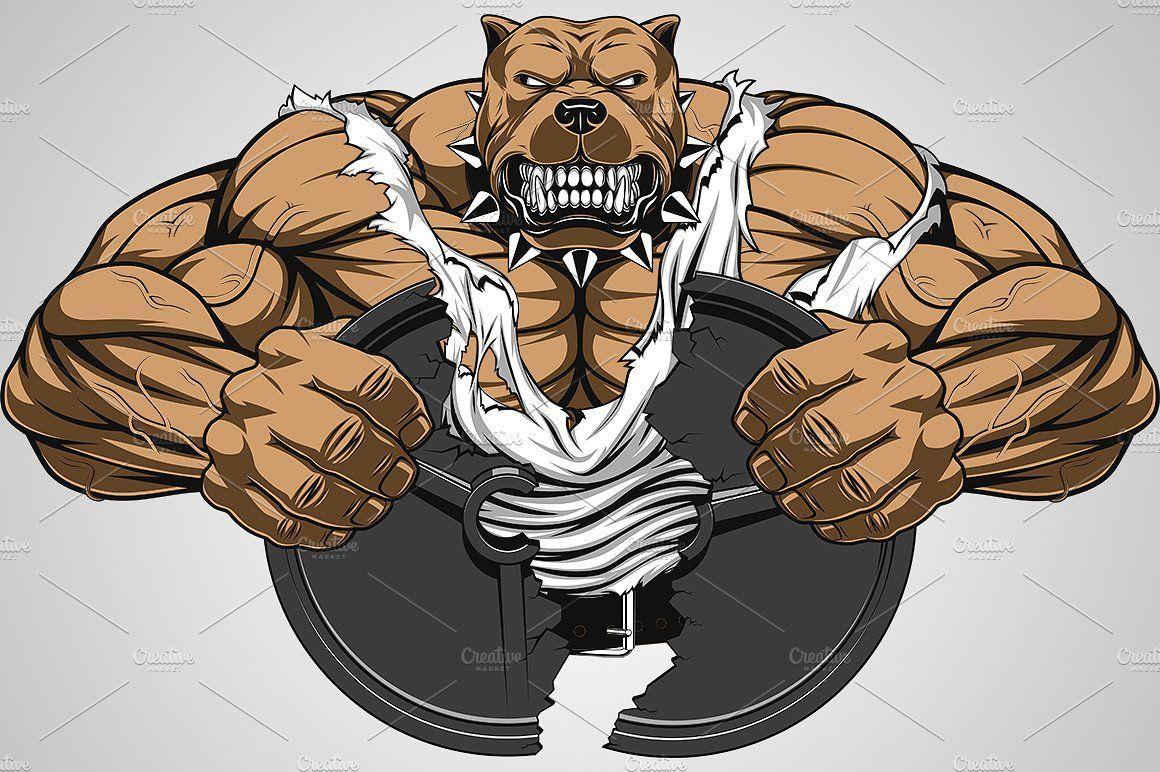 1160x772 Angry dog bodybuilder. Angry dog, Hulk art, Graphic design resources